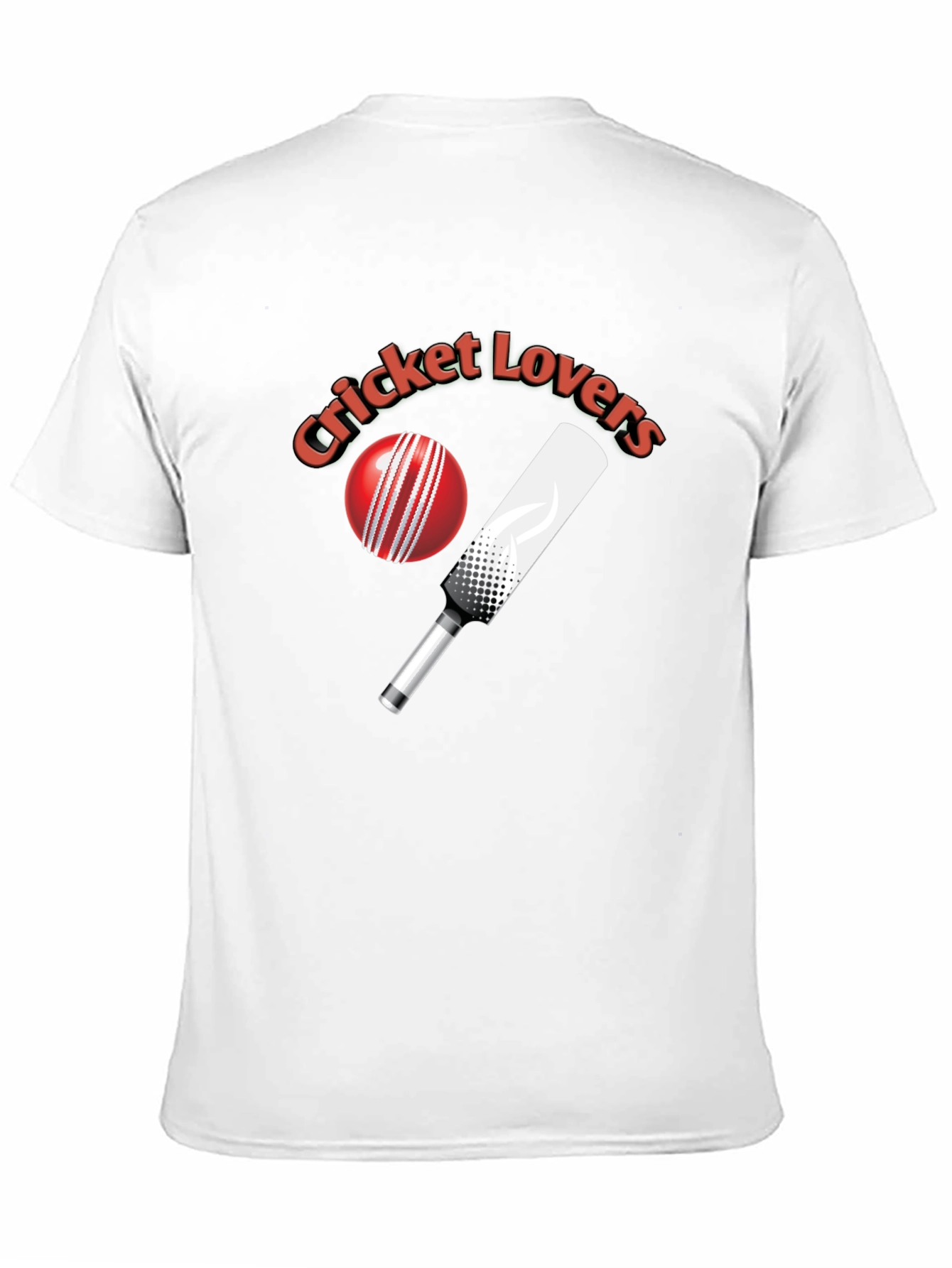 Cricket Lovers Black T-Shirt
