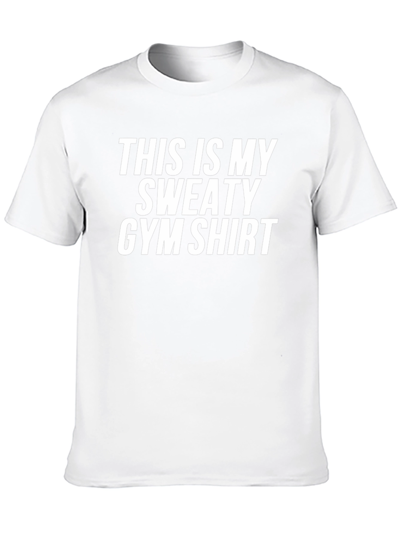 Funny Sweaty Gym Shirt - Mens Workout Tee