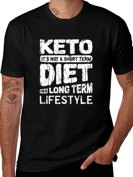 Keto Lifestyle Graphic Tee - Black
