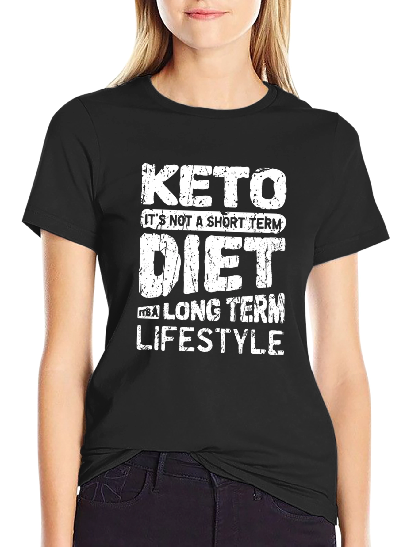 Keto Lifestyle Graphic Tee - Black