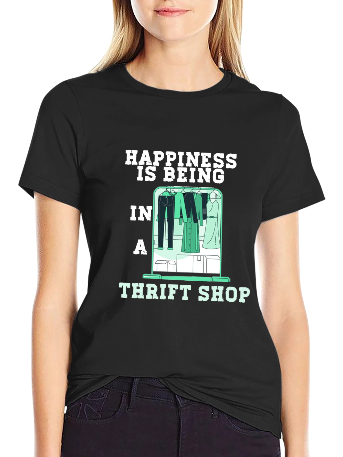 Happiness Thrift Shop Graphic Tee