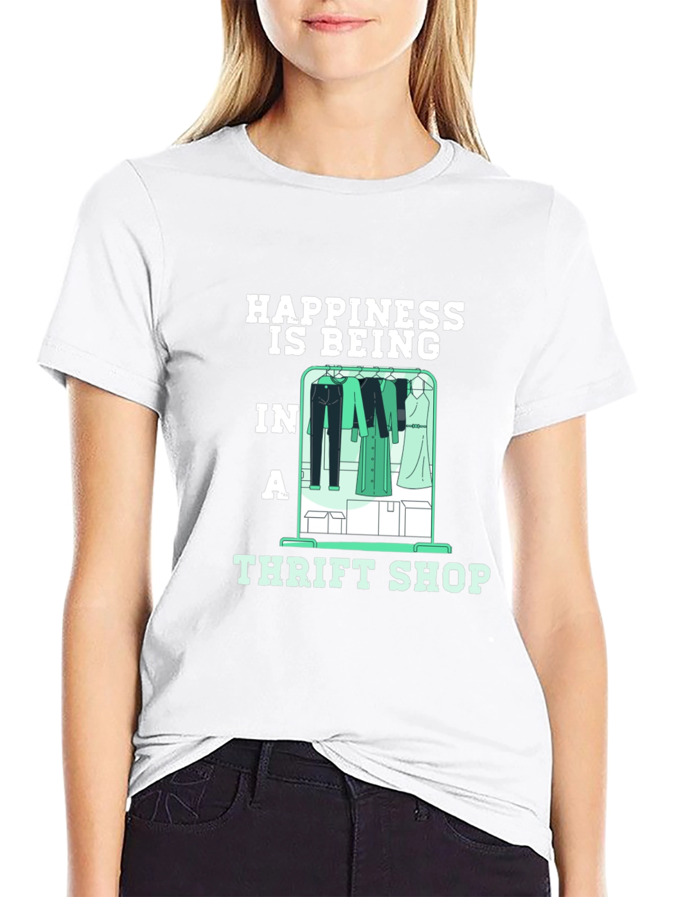 Happiness Thrift Shop Graphic Tee