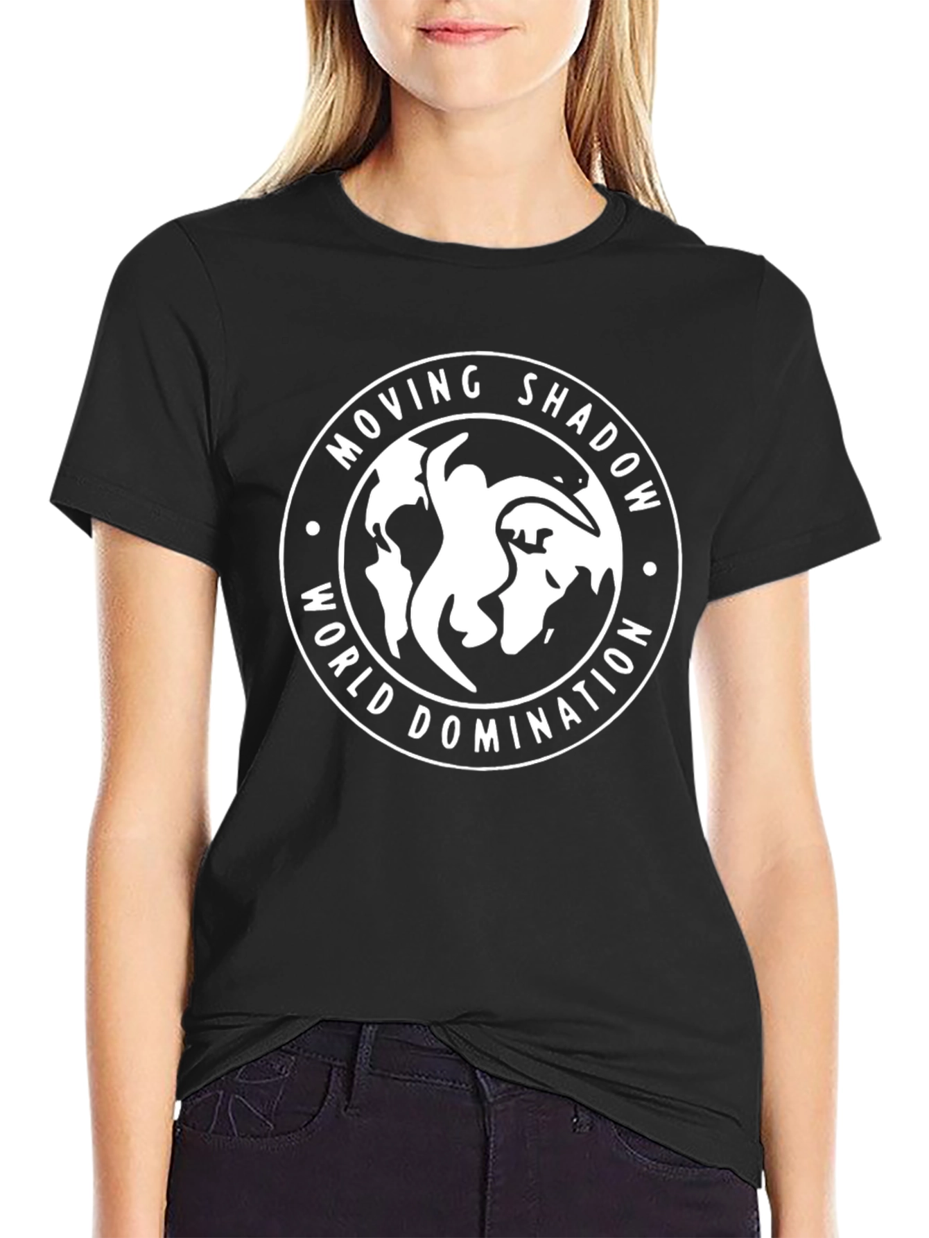 Moving Shadow World Domination Black T-Shirt