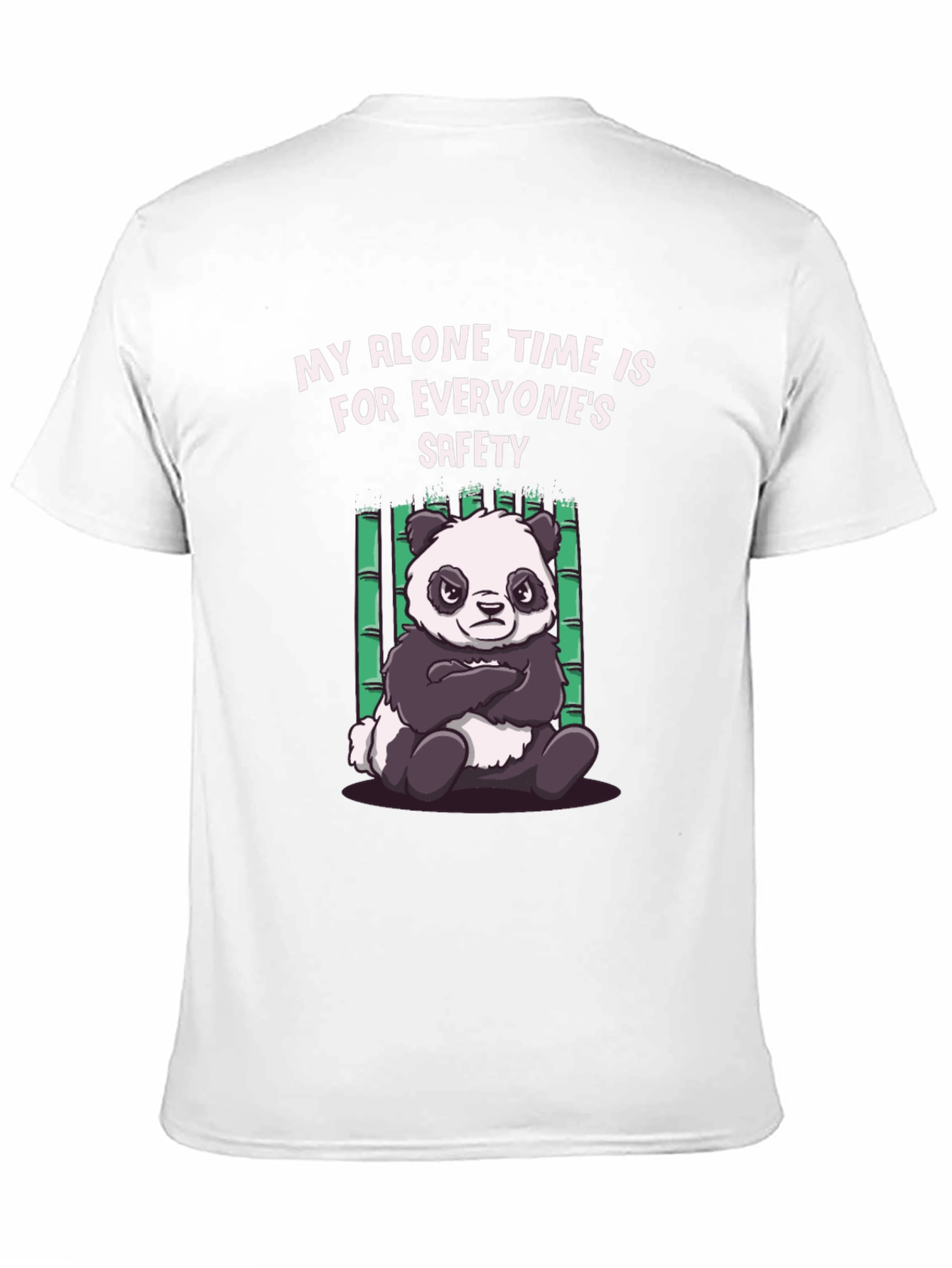Funny Panda Alone Time T-Shirt