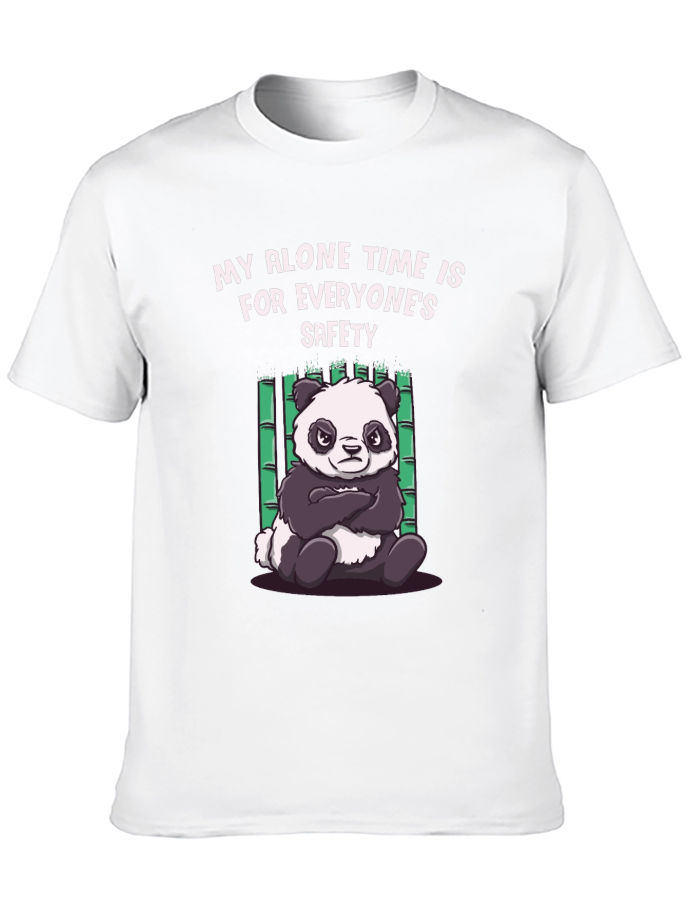 Funny Panda Alone Time T-Shirt
