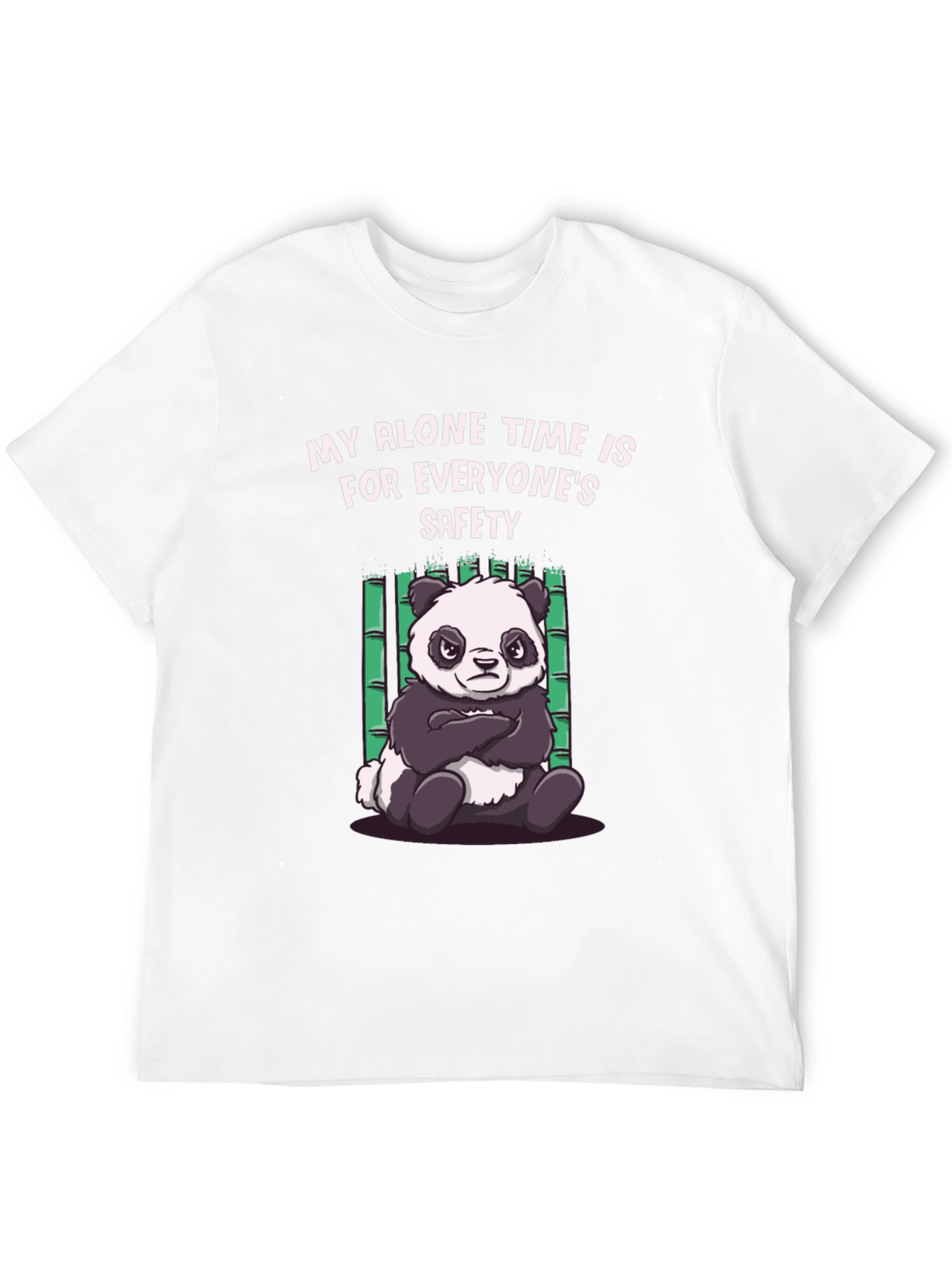 Funny Panda Alone Time T-Shirt