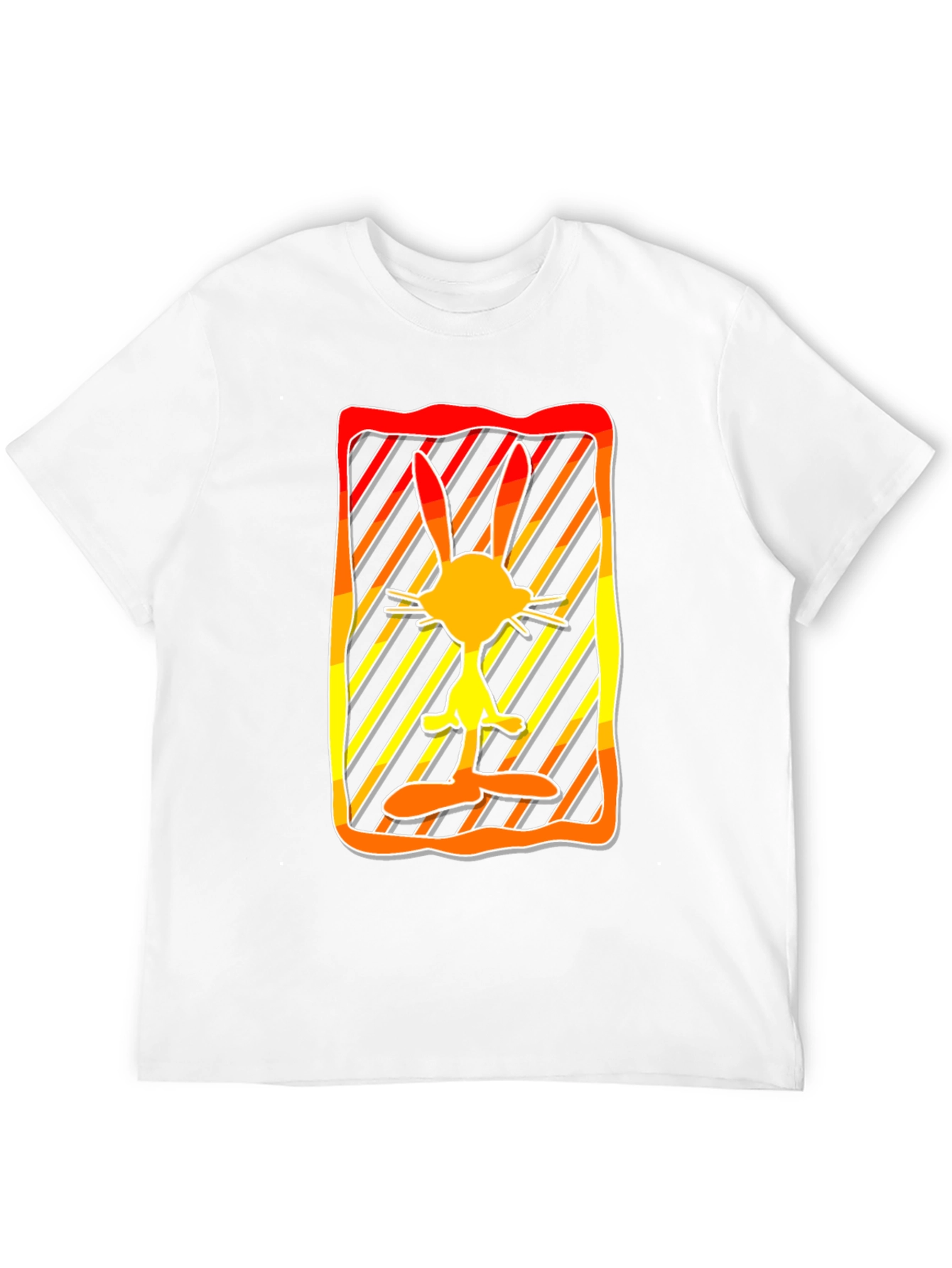 Retro Cartoon Rabbit Graphic Tee