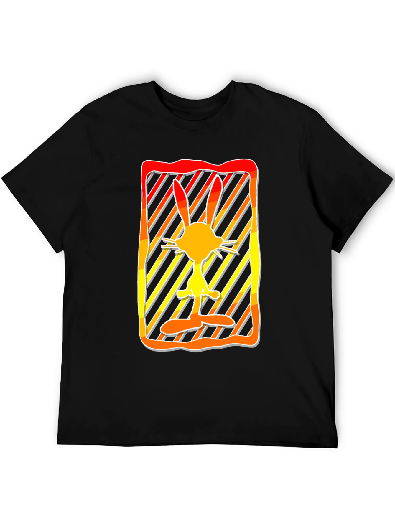 Retro Cartoon Rabbit Graphic Tee