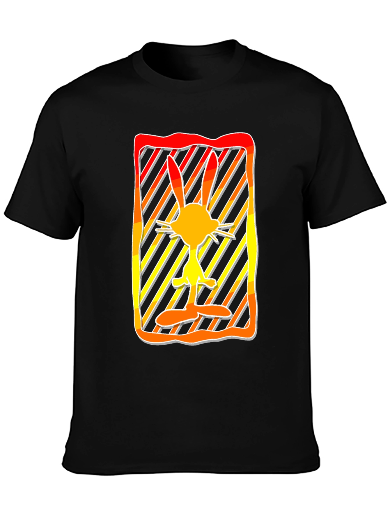 Retro Cartoon Rabbit Graphic Tee