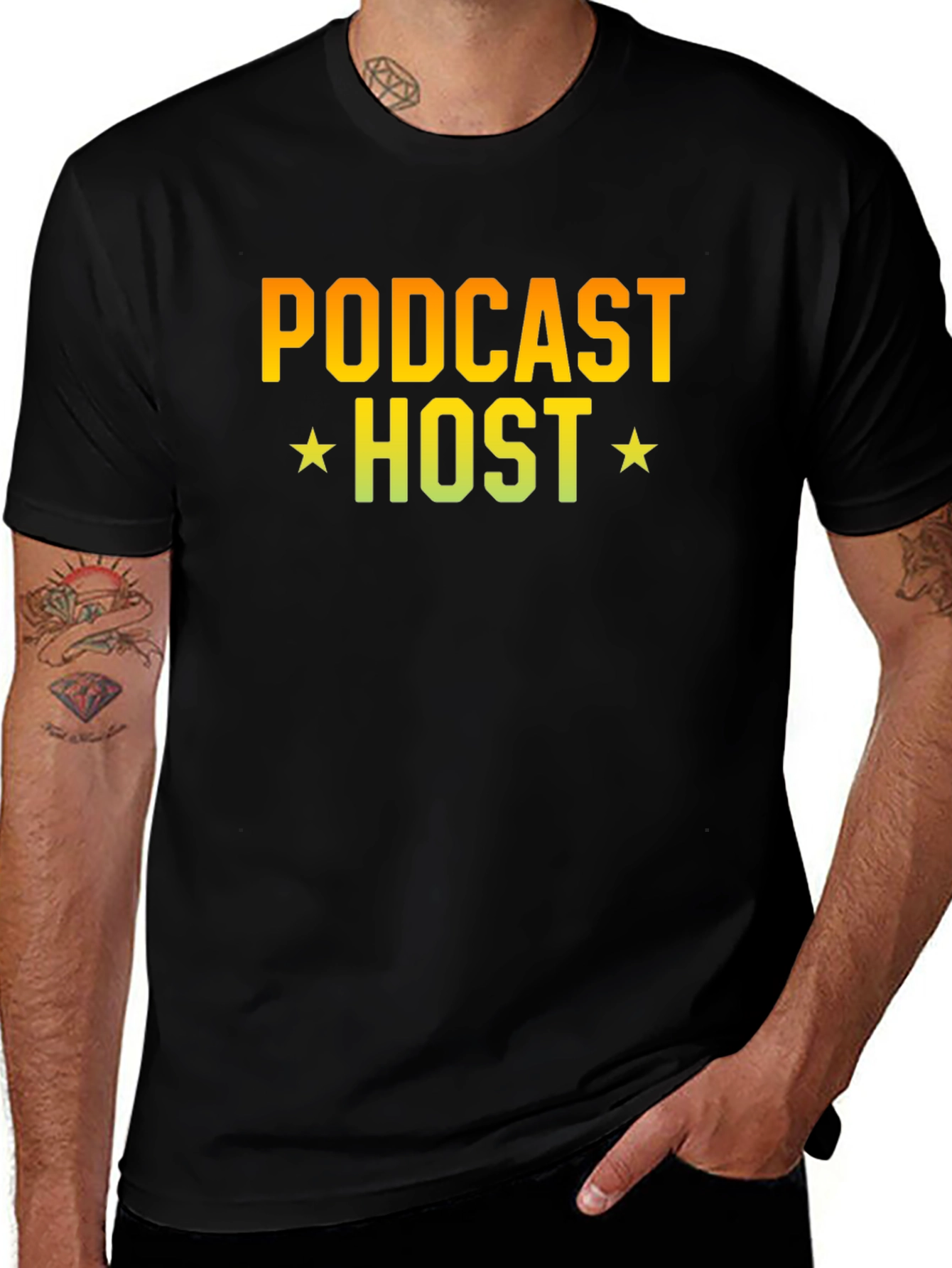 Podcast Host Graphic T-Shirt - For Podcast Enthusiasts