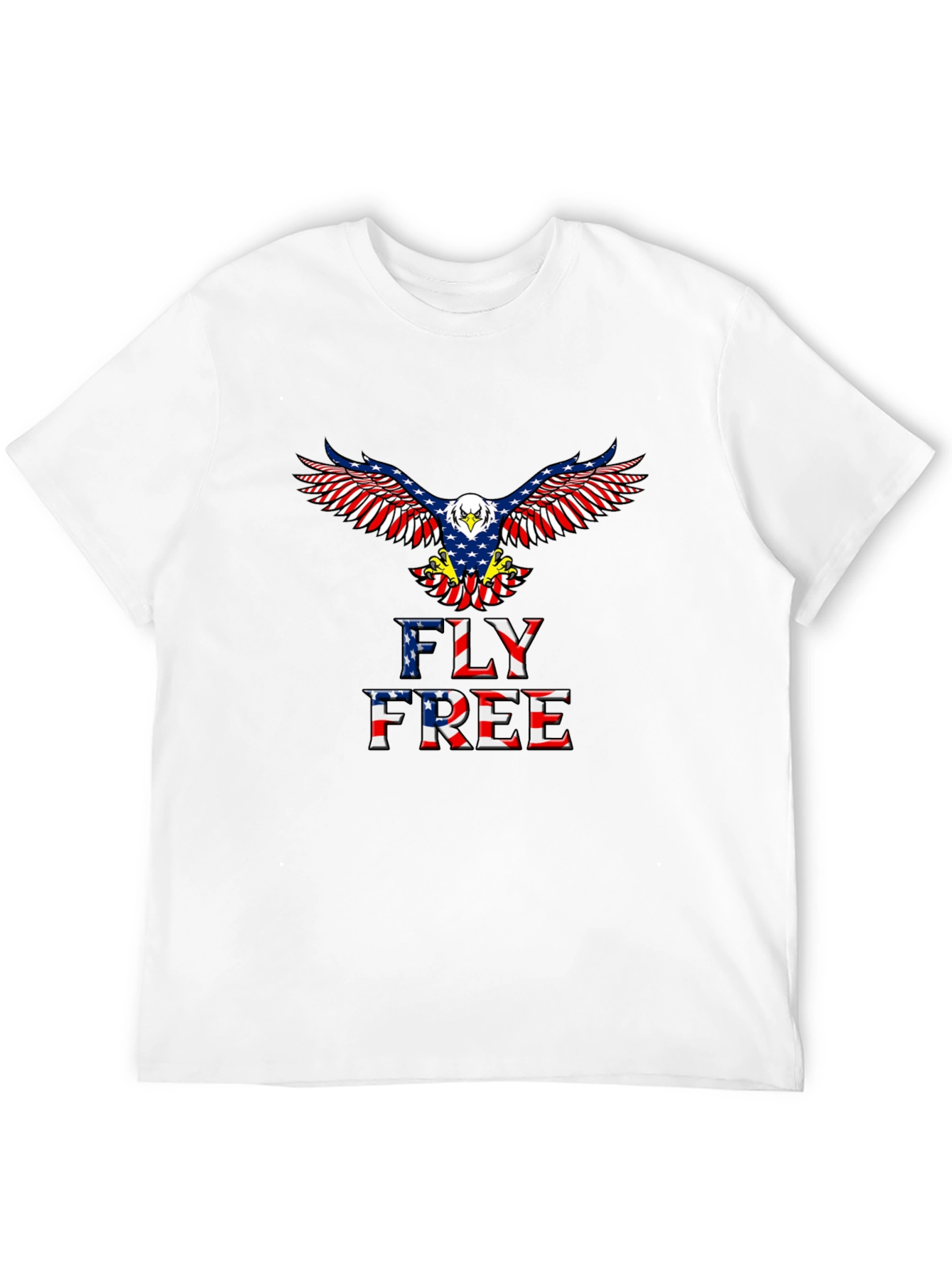 Fly Free Patriotic Eagle T-Shirt