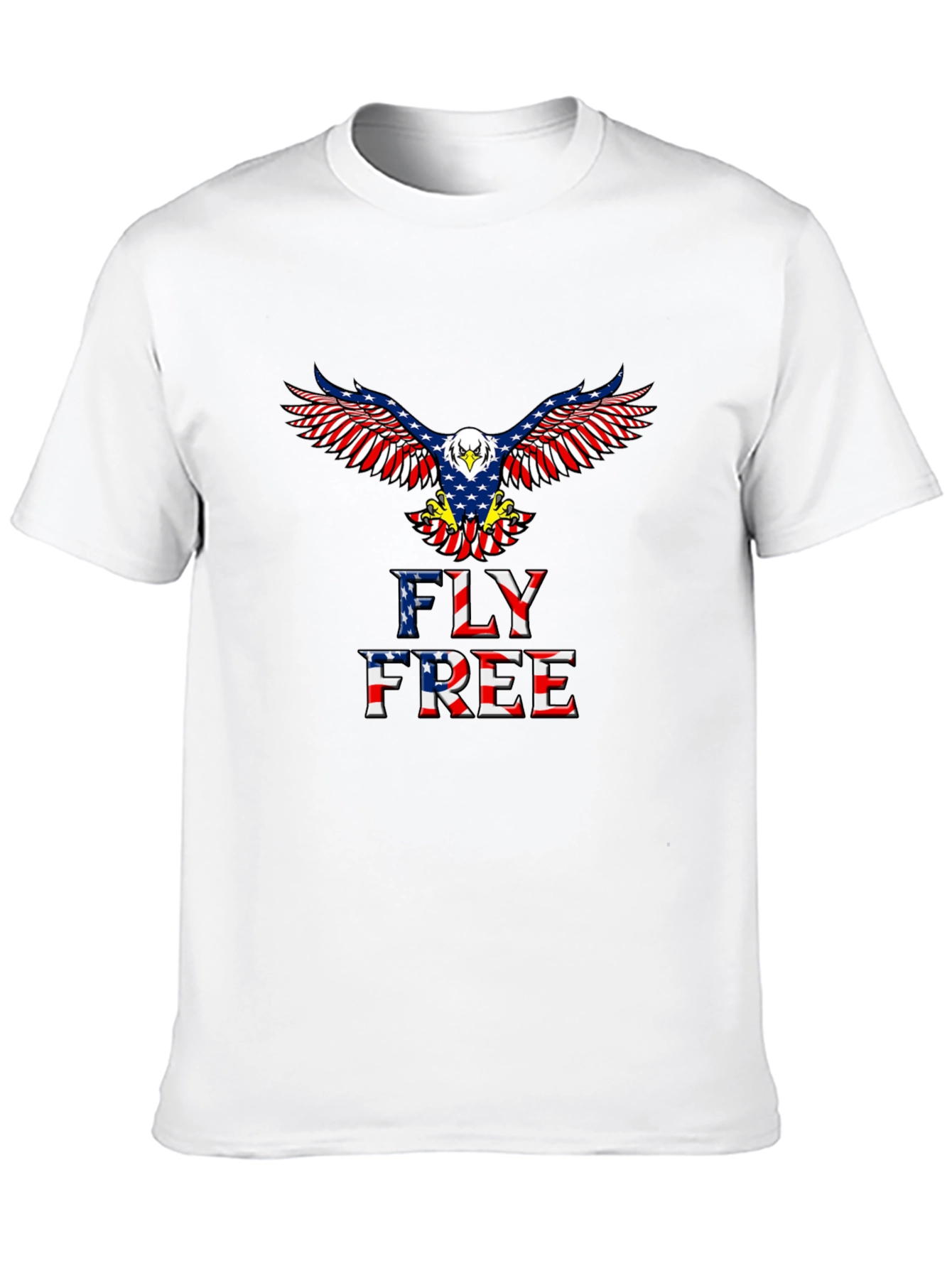 Fly Free Patriotic Eagle T-Shirt