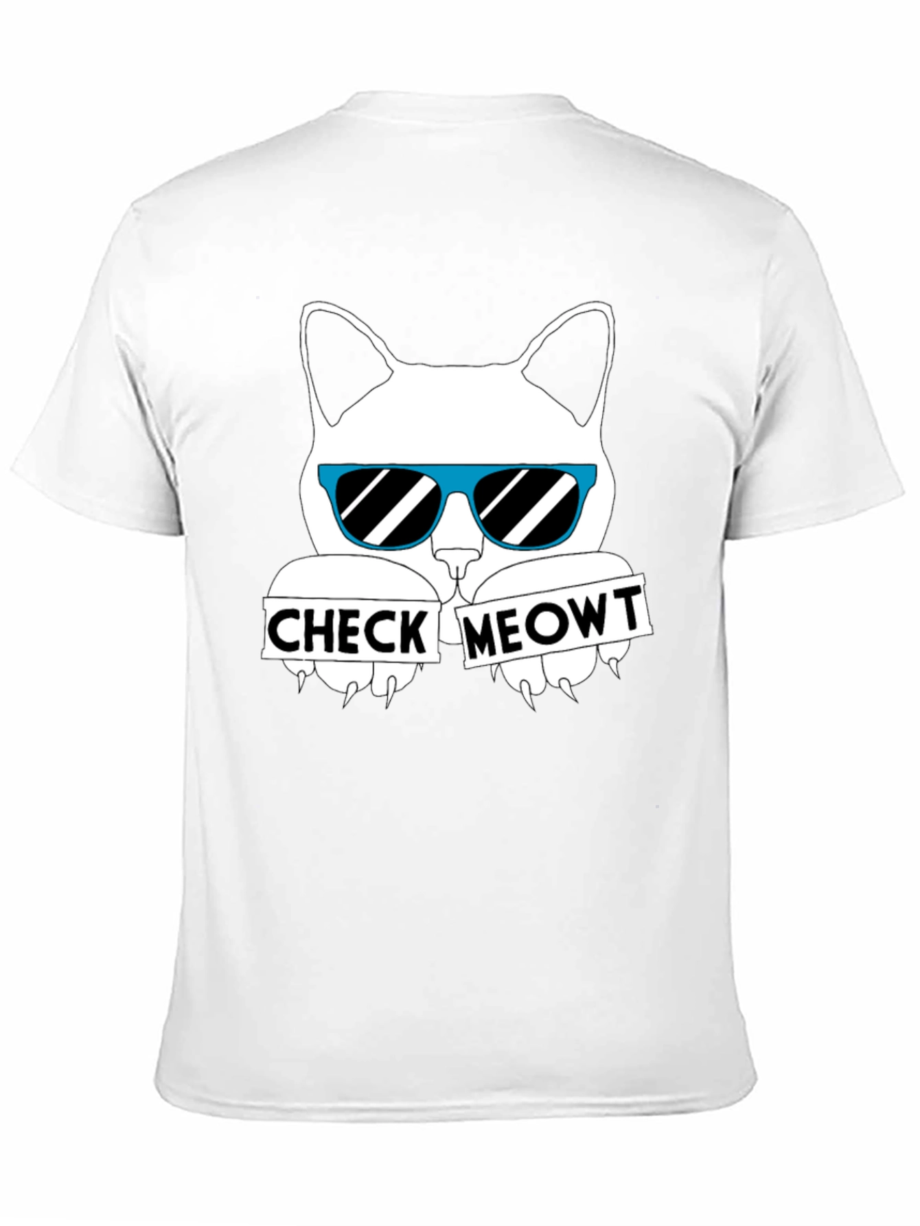Check Meowt Cat T-Shirt - Funny Cat Lover Tee