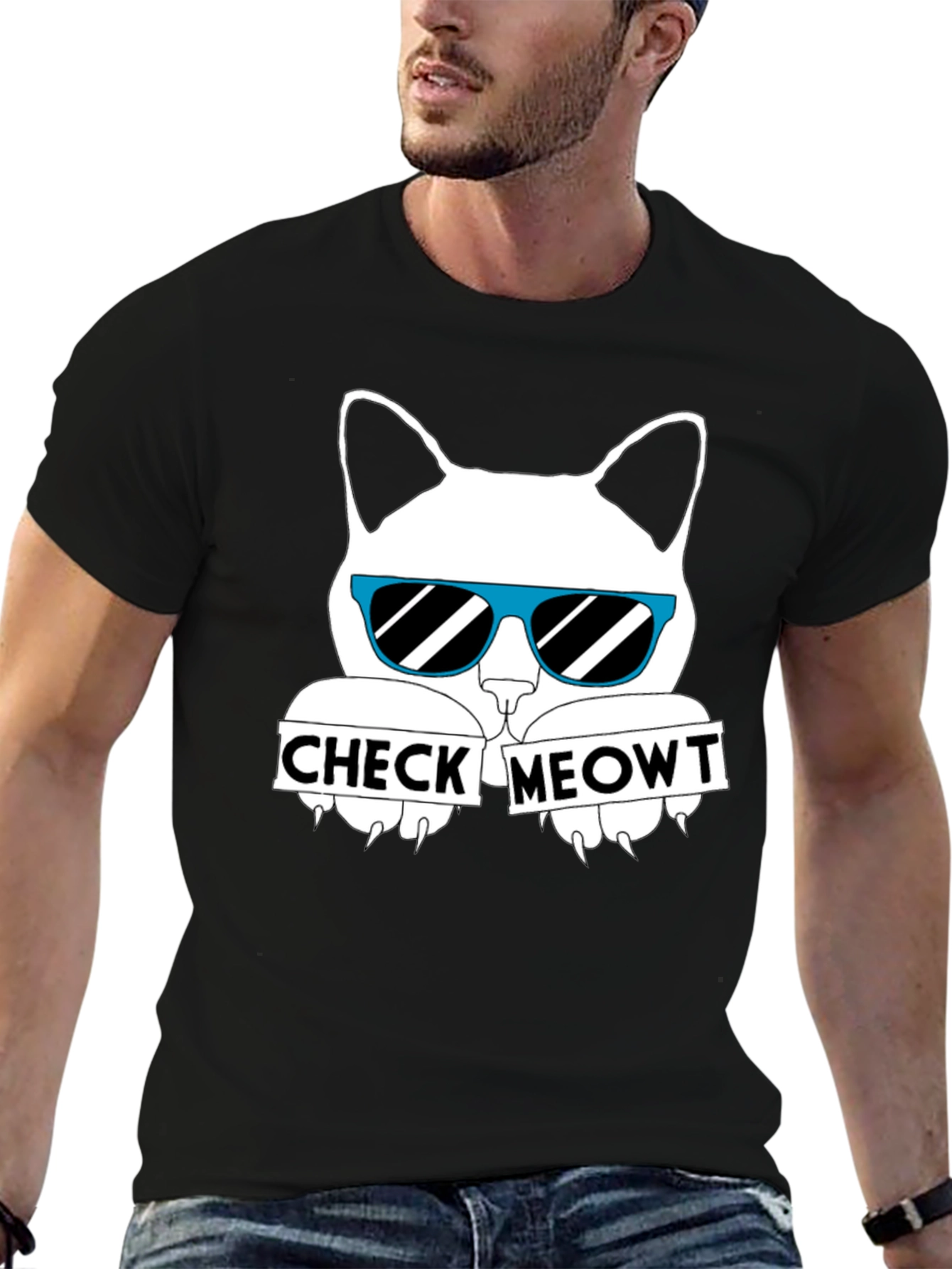 Check Meowt Cat T-Shirt - Funny Cat Lover Tee