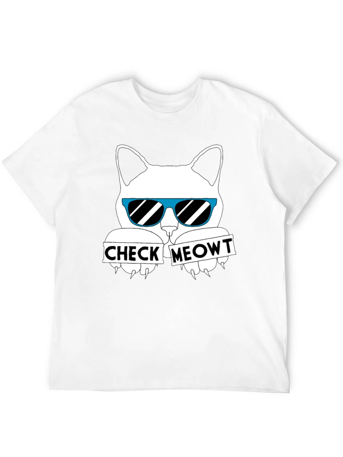 Check Meowt Cat T-Shirt - Funny Cat Lover Tee