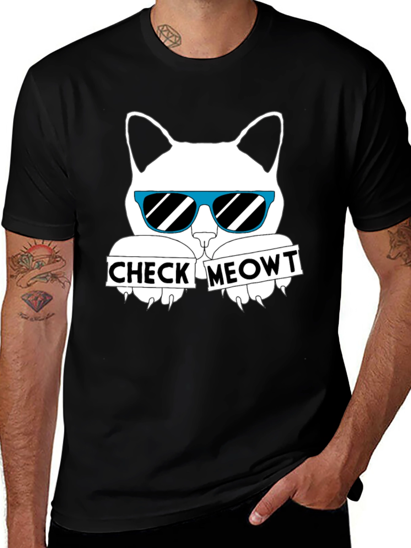 Check Meowt Cat T-Shirt - Funny Cat Lover Tee
