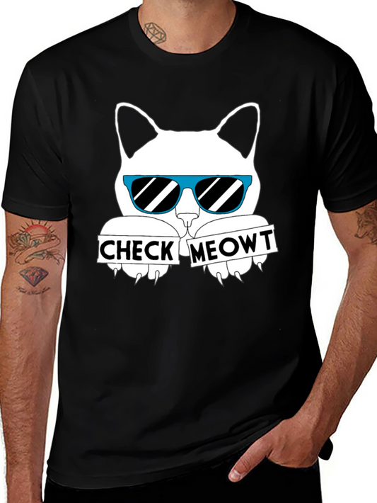 Check Meowt Cat T-Shirt - Funny Cat Lover Tee