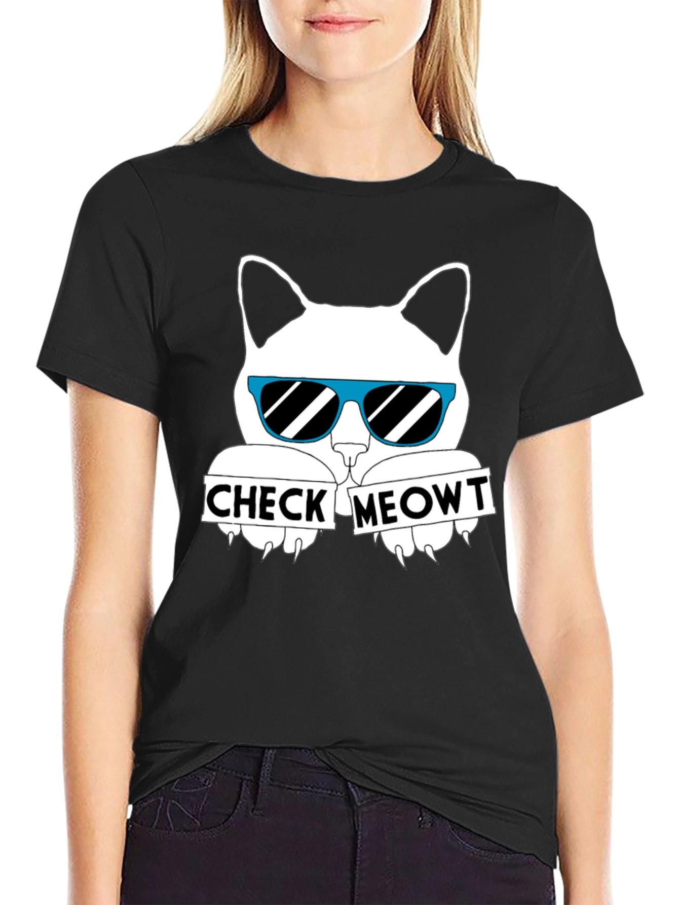 Check Meowt Cat T-Shirt - Funny Cat Lover Tee