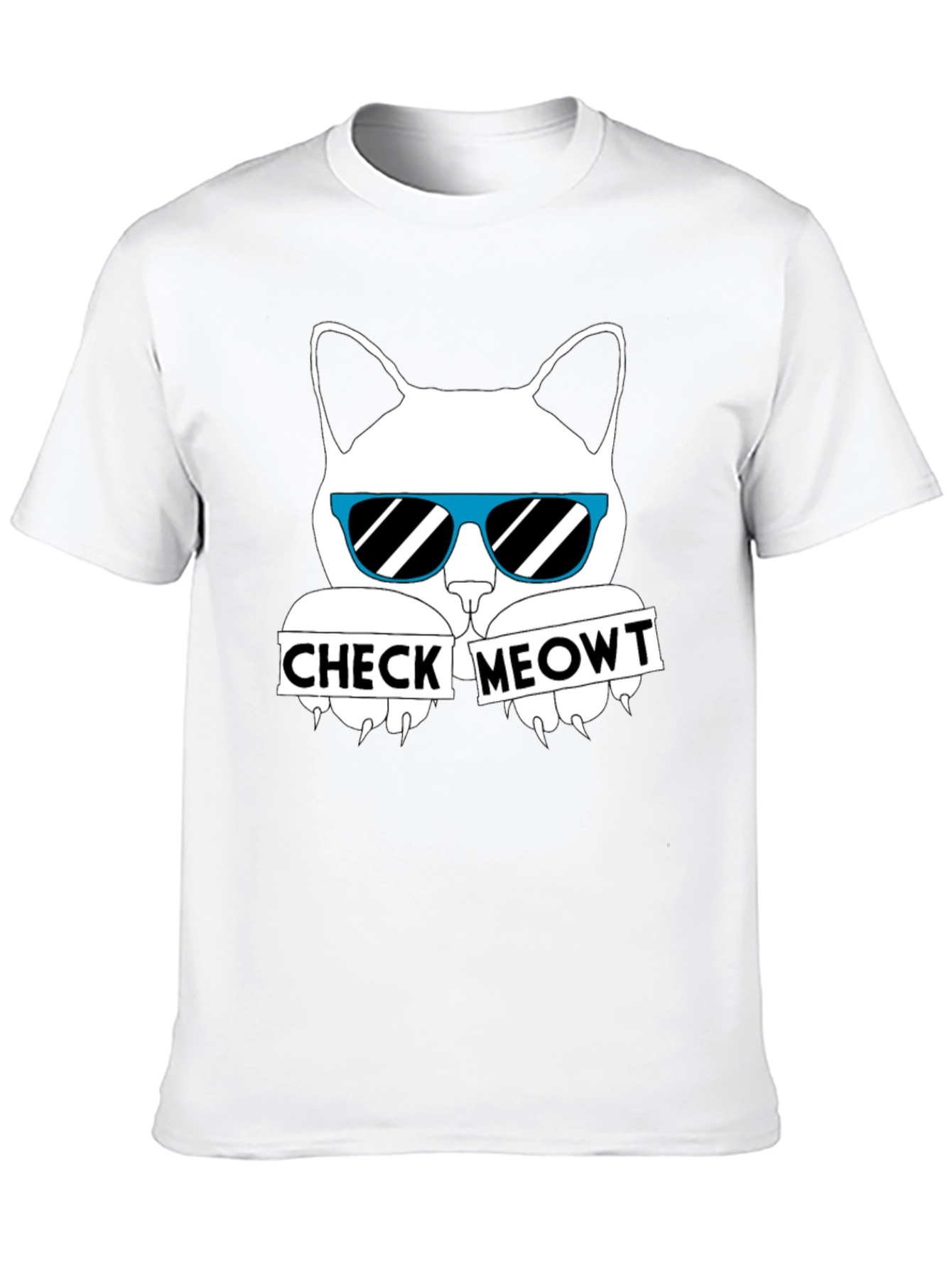Check Meowt Cat T-Shirt - Funny Cat Lover Tee
