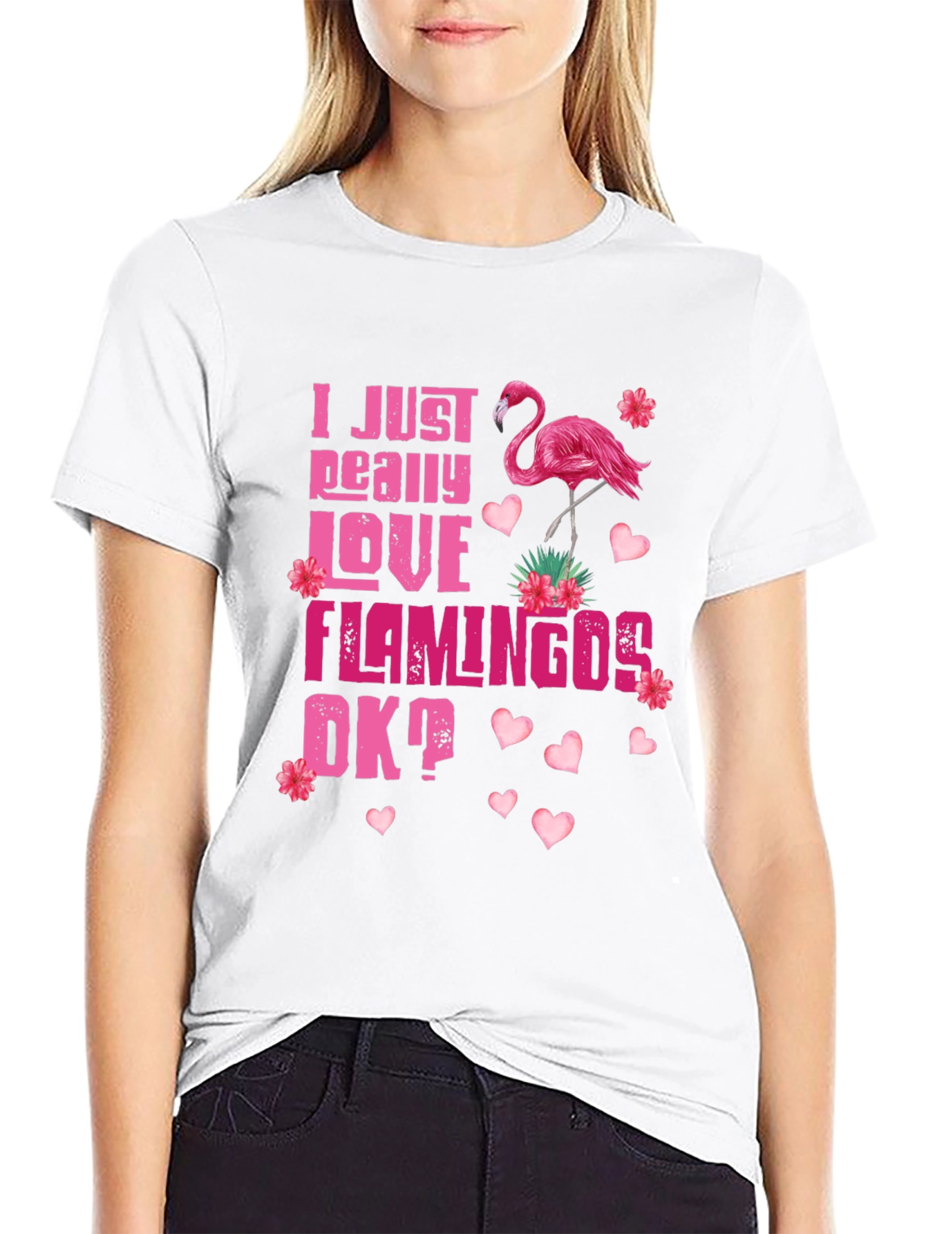 I Just Really Love Flamingos T-Shirt