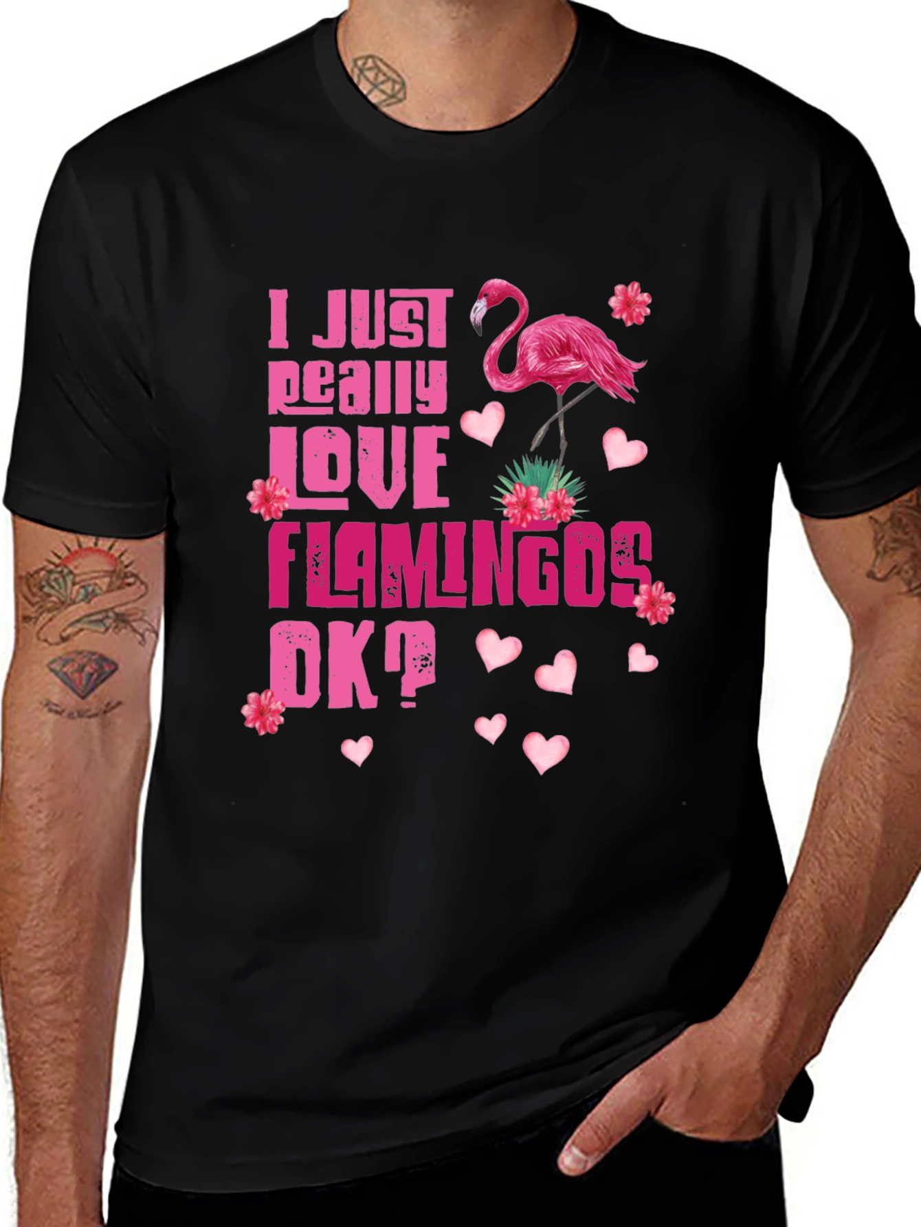 I Just Really Love Flamingos T-Shirt