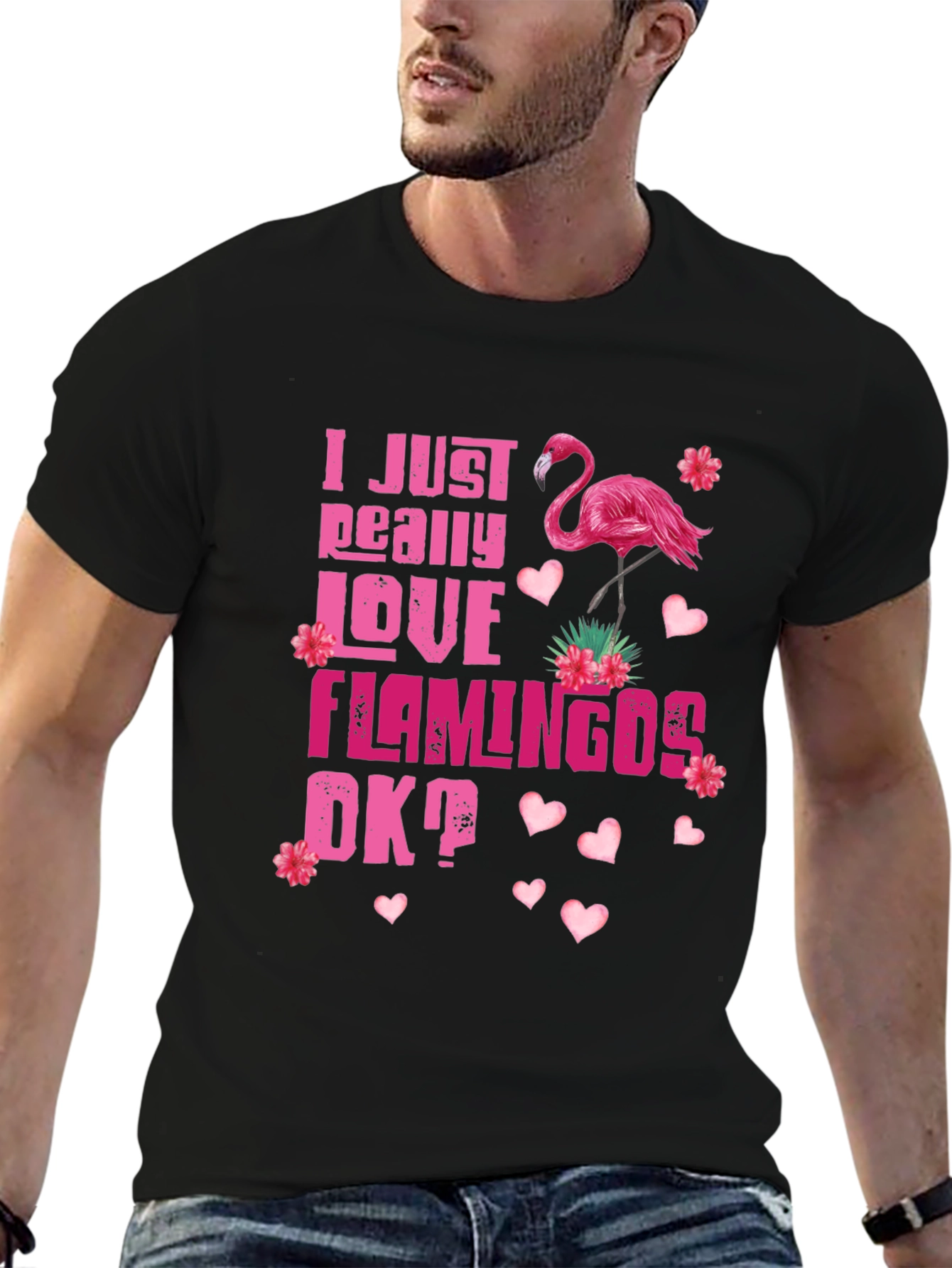 I Just Really Love Flamingos T-Shirt