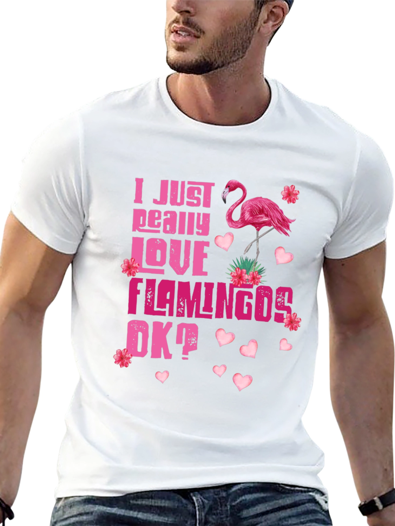 I Just Really Love Flamingos T-Shirt