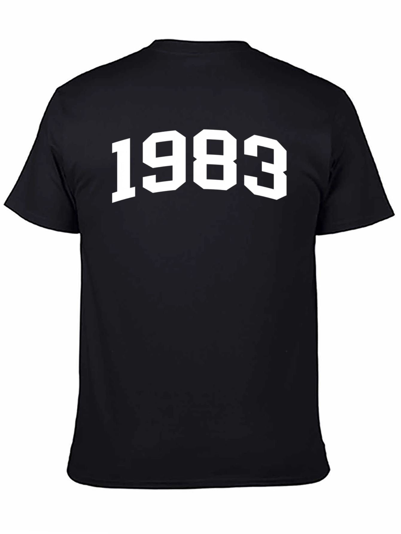 1983 Graphic Tee - Retro Style Black T-Shirt