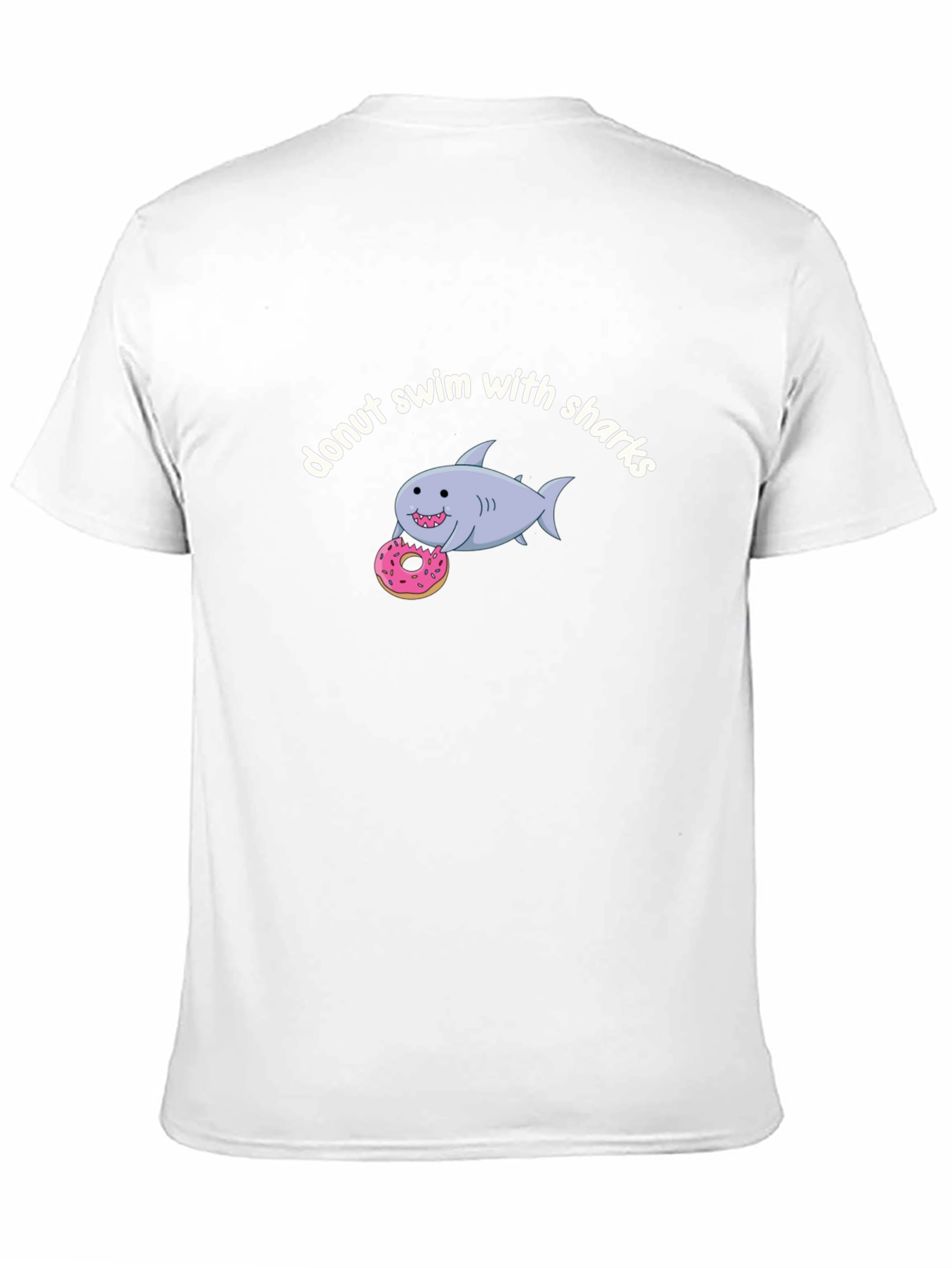 Donut Swim With Sharks Graphic T-Shirt