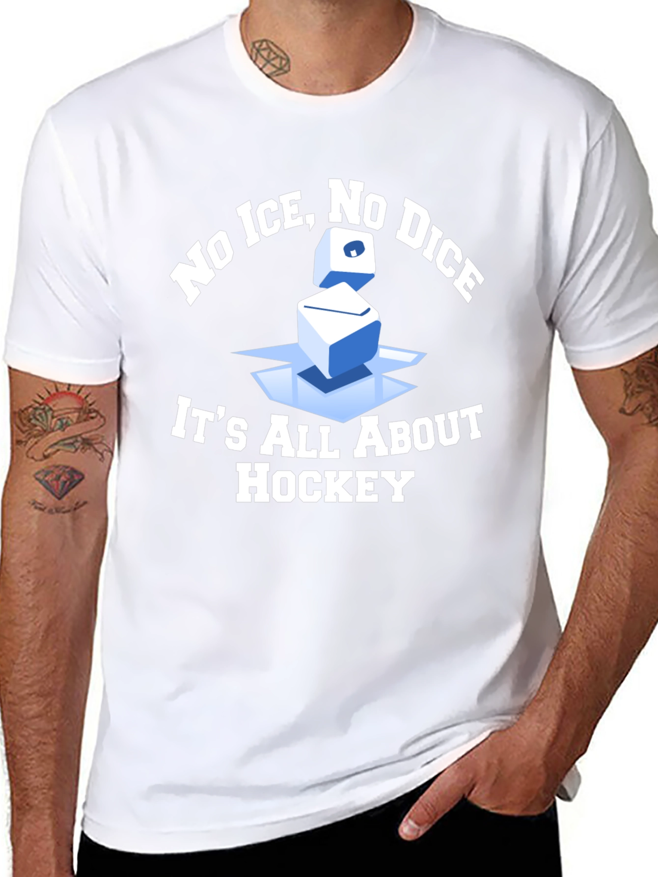 No Ice No Dice Hockey T-Shirt