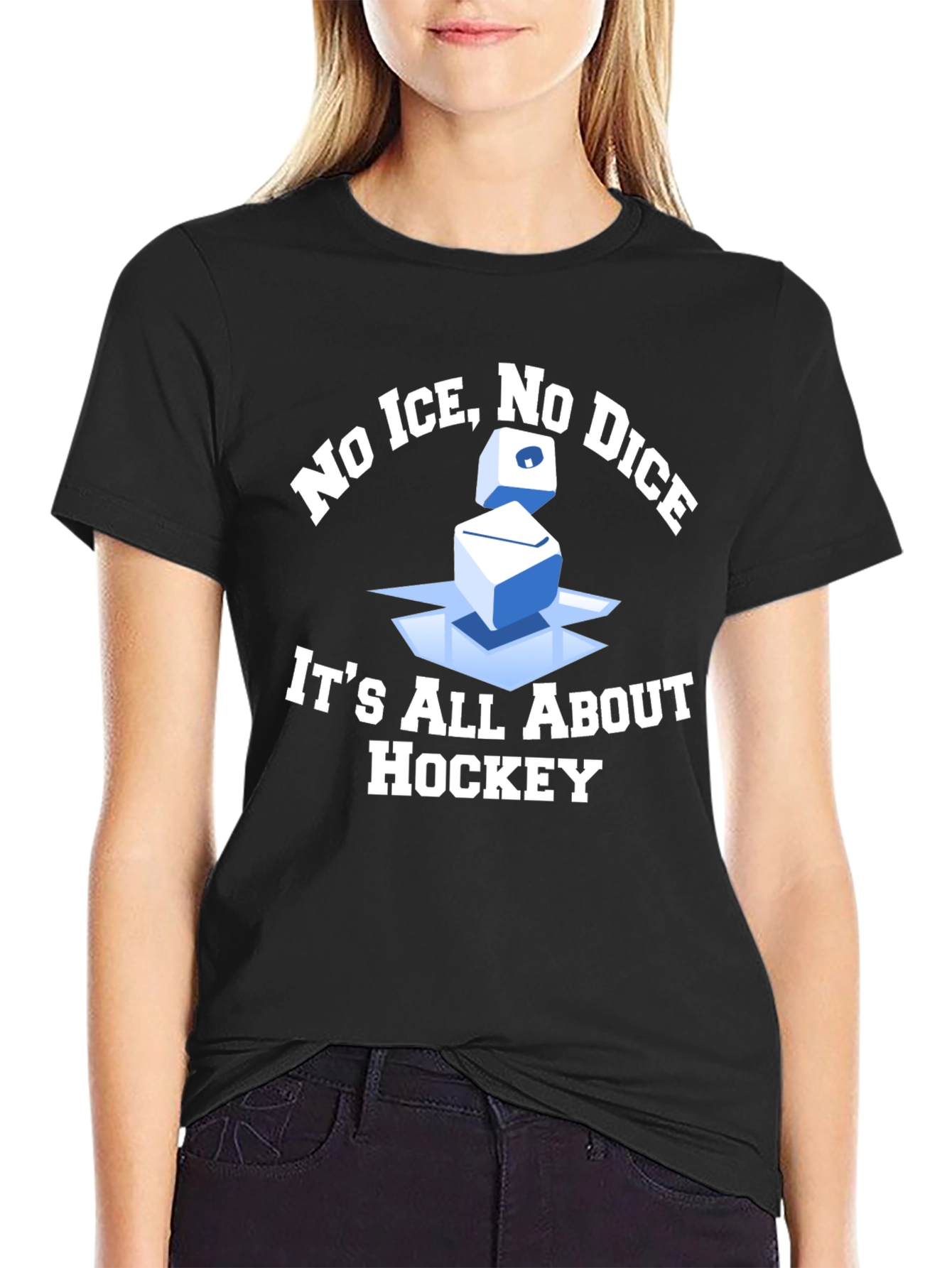 No Ice No Dice Hockey T-Shirt