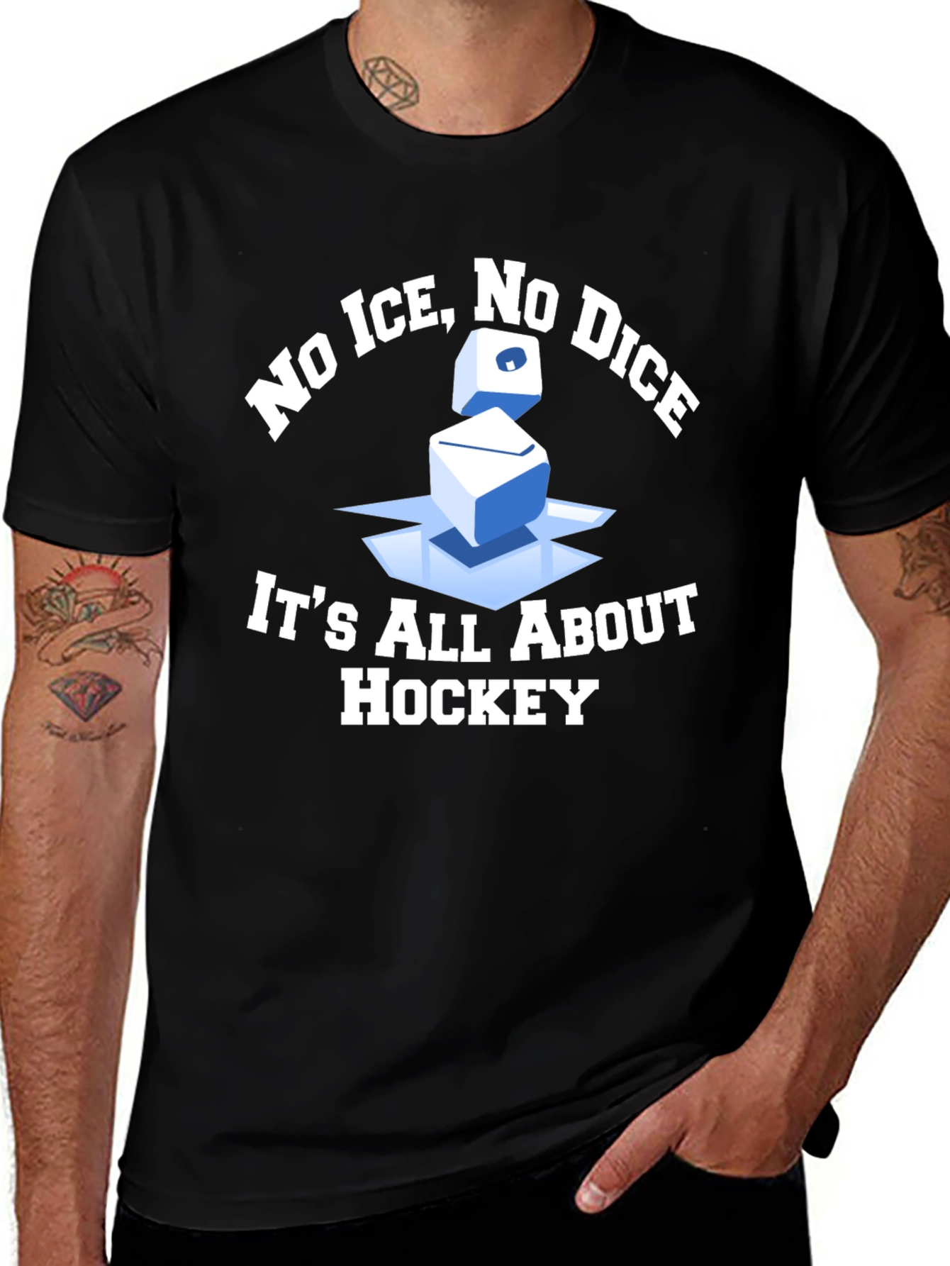 No Ice No Dice Hockey T-Shirt