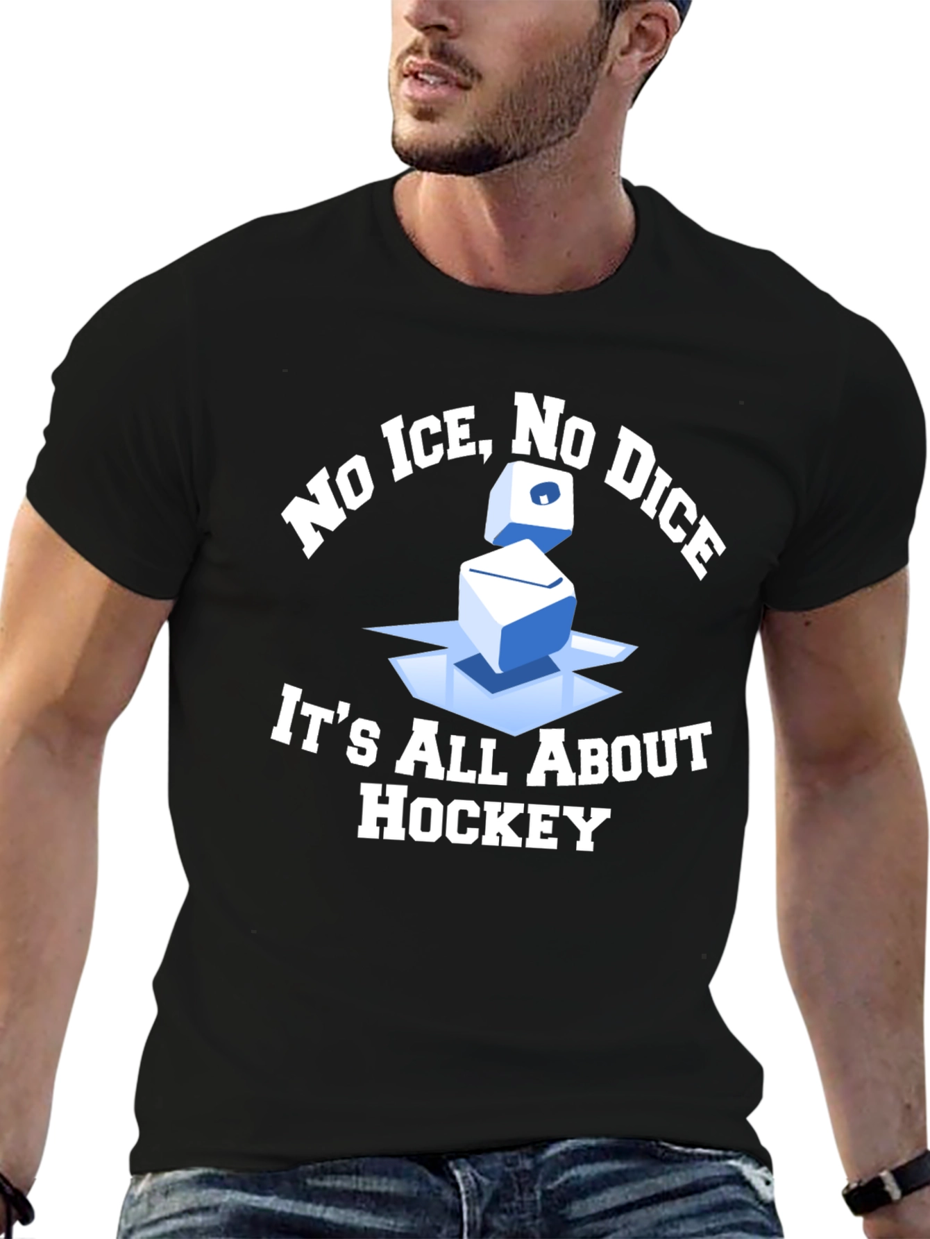 No Ice No Dice Hockey T-Shirt