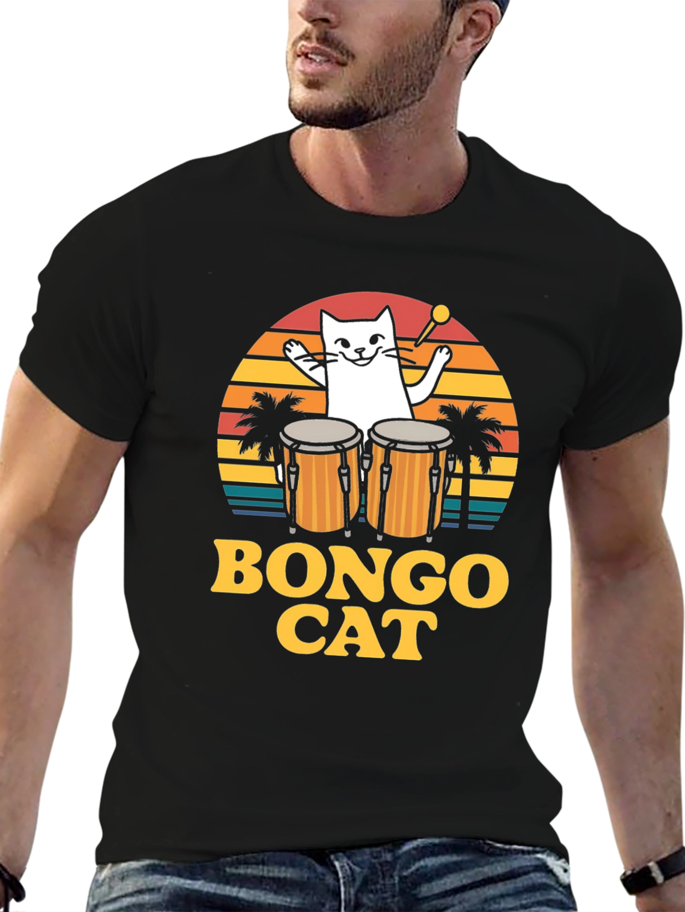 Bongo Cat T-Shirt - Unique Graphic Tee