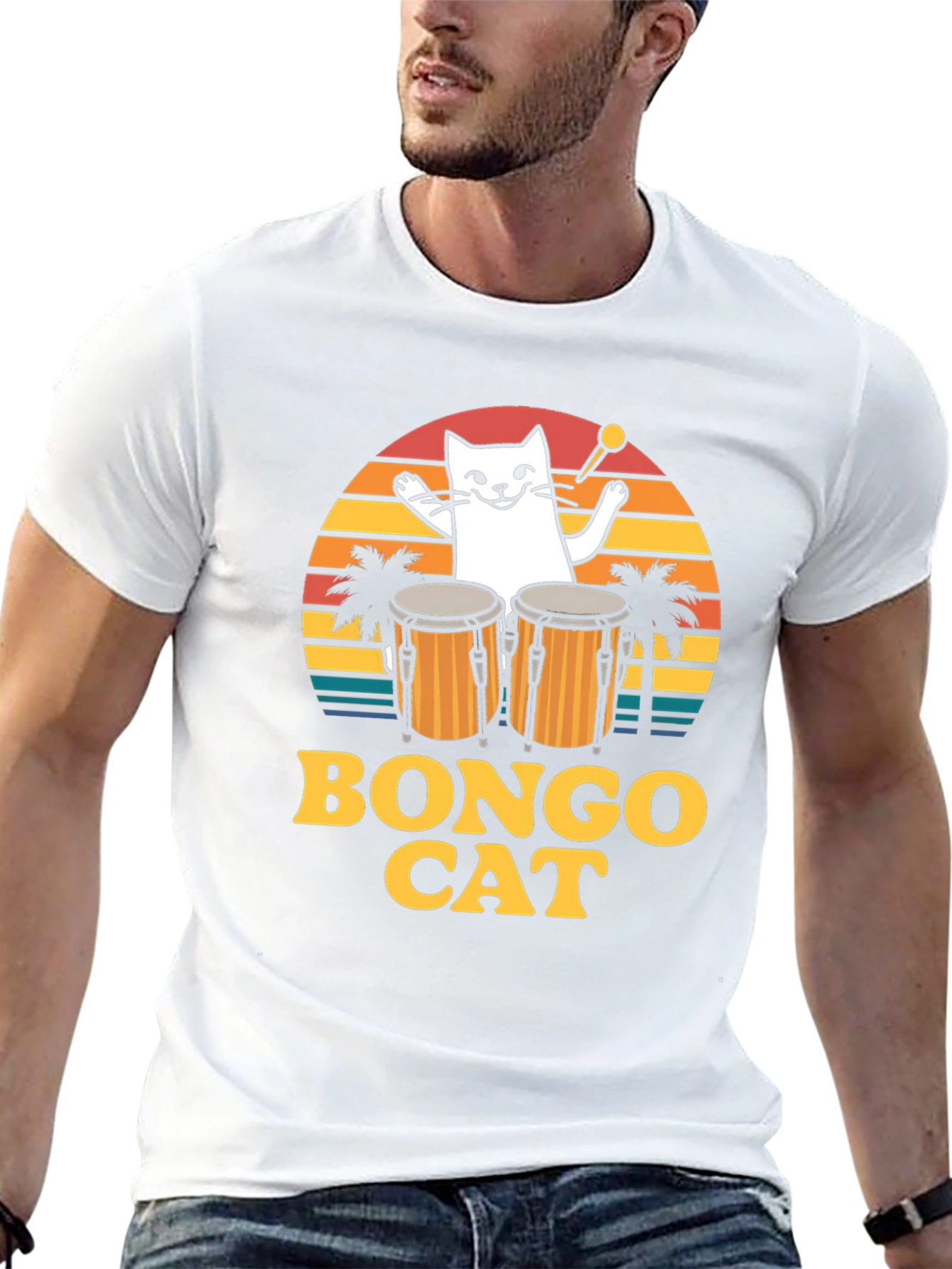 Bongo Cat T-Shirt - Unique Graphic Tee