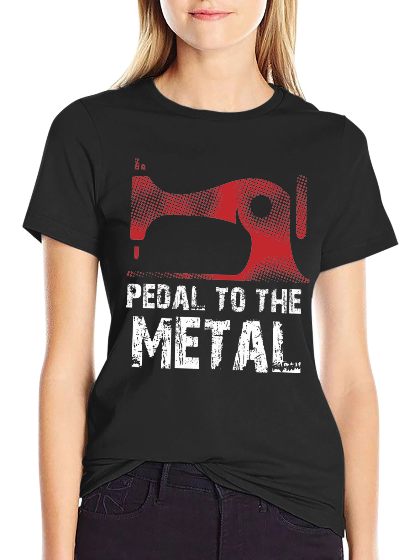 Pedal to the Metal Sewing T-Shirt