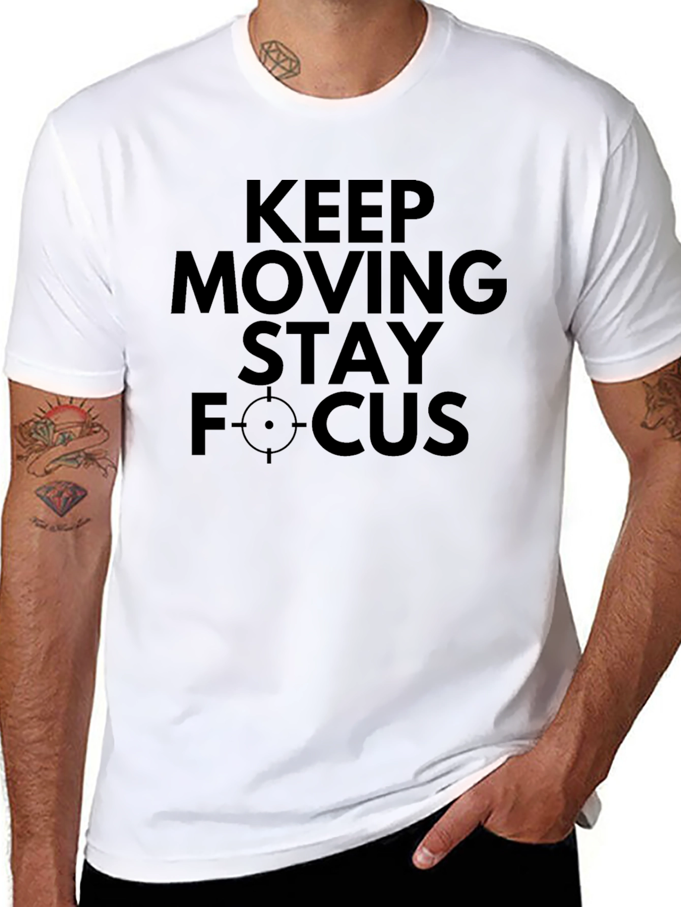 Keep Moving Stay Focus T-Shirt