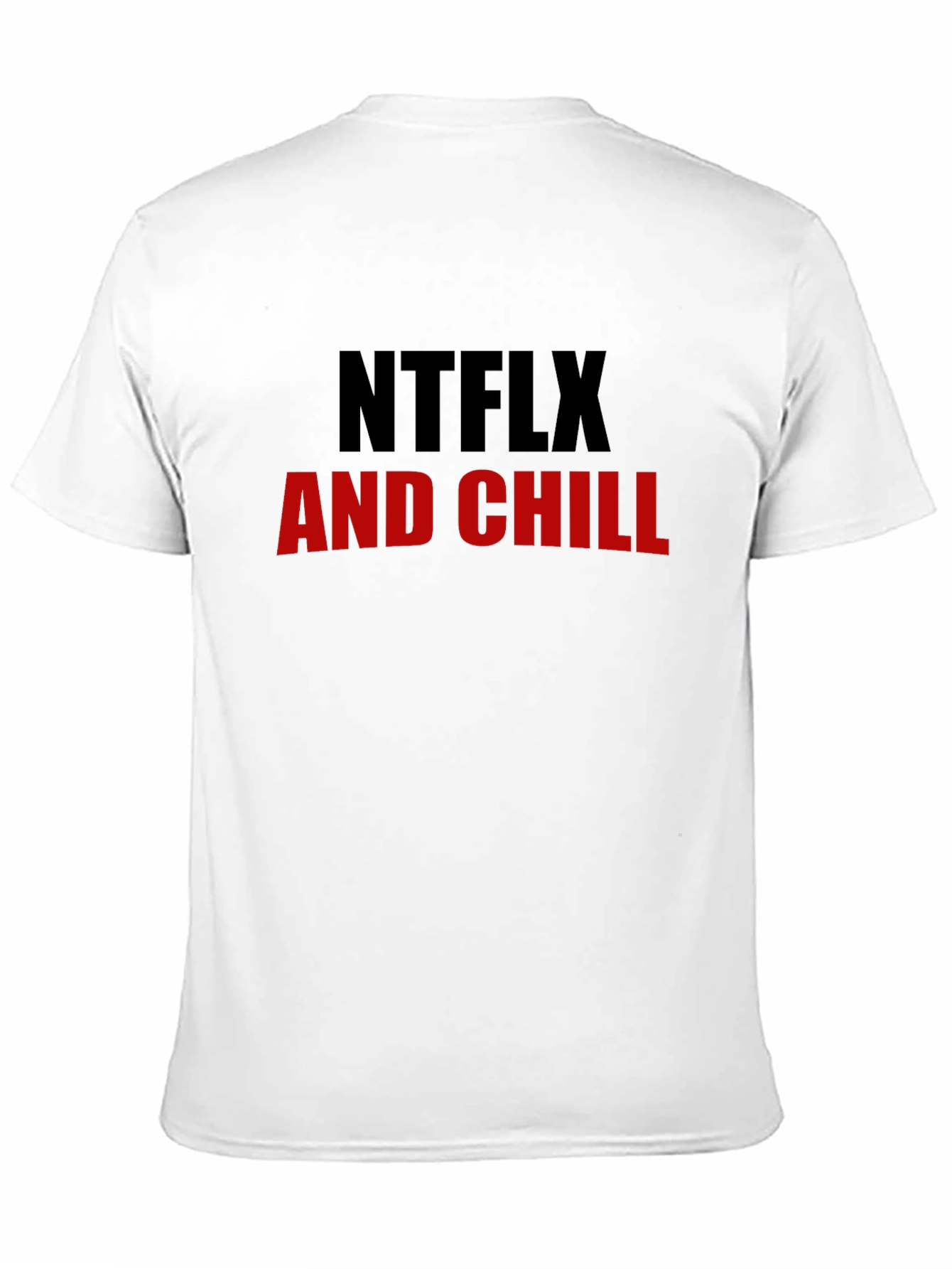 NTFLX and Chill Black Graphic Tee