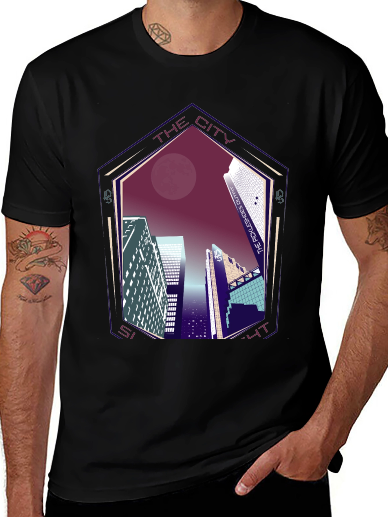 Cityscape T-Shirt - The Pickleshoes Outfit
