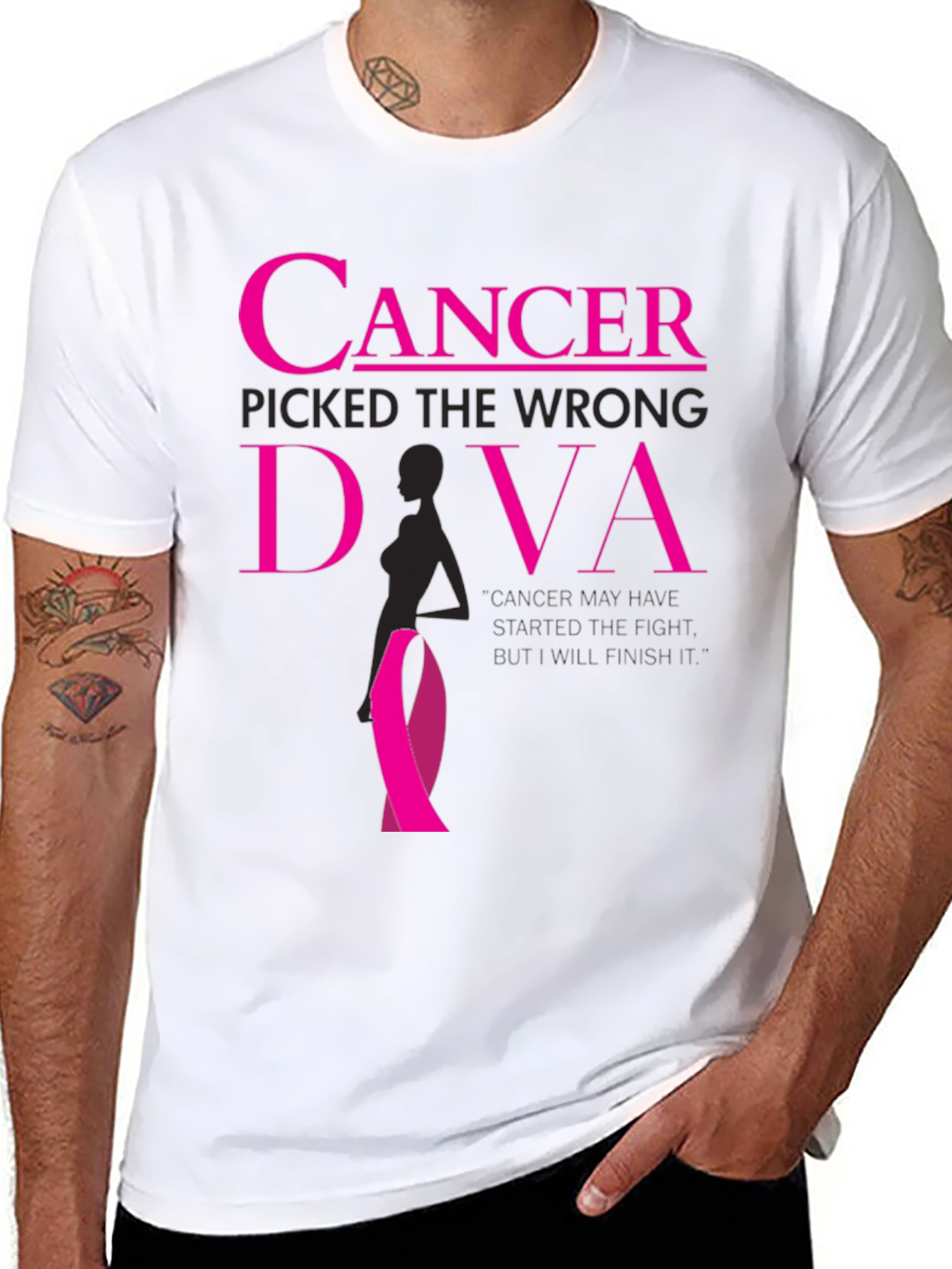 Cancer Picked the Wrong Diva T-Shirt