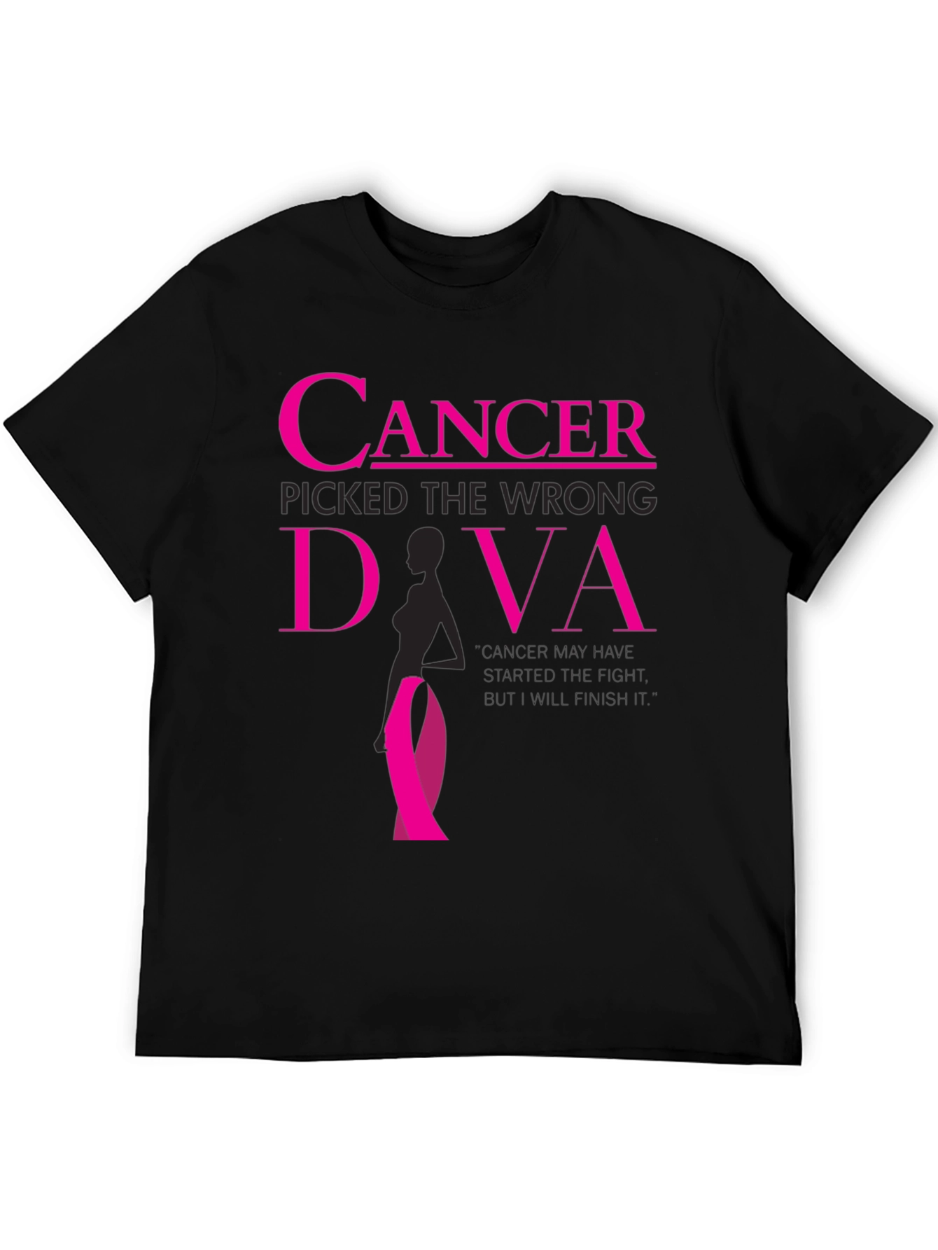 Cancer Picked the Wrong Diva T-Shirt