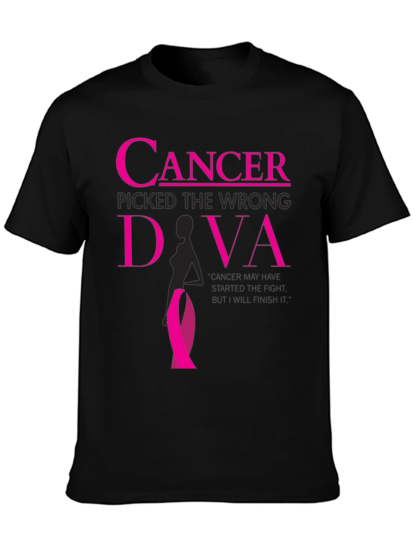 Cancer Picked the Wrong Diva T-Shirt