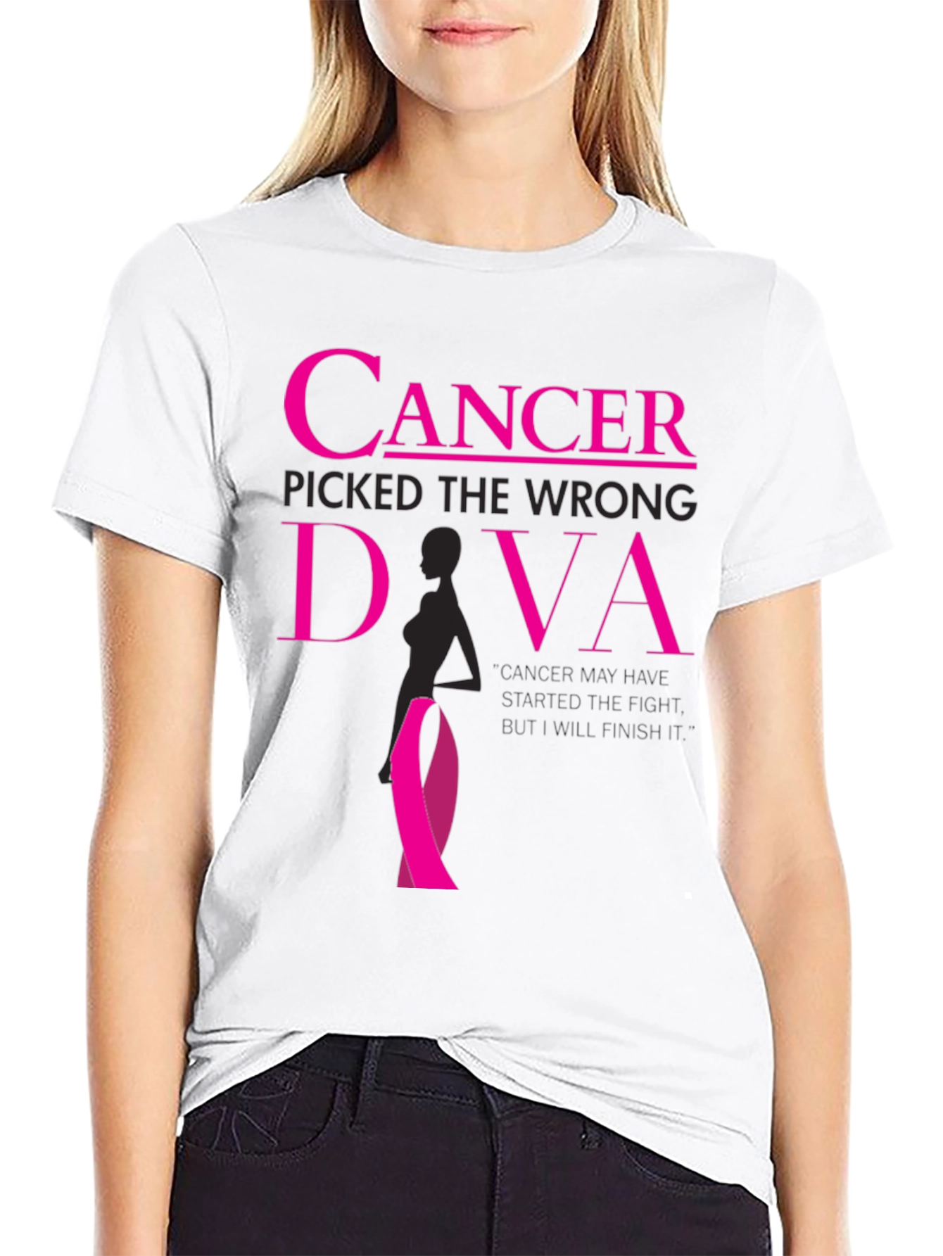 Cancer Picked the Wrong Diva T-Shirt