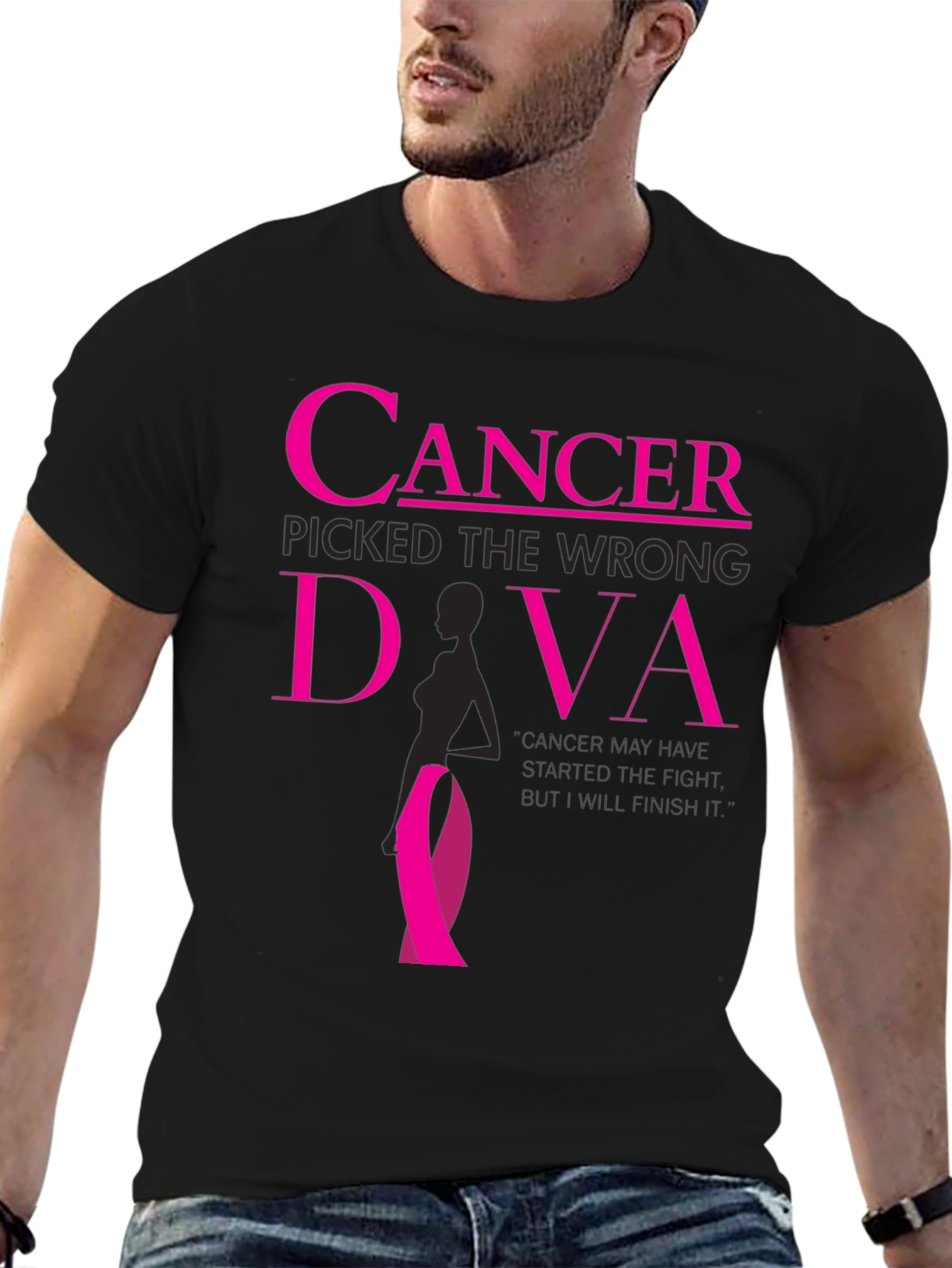 Cancer Picked the Wrong Diva T-Shirt