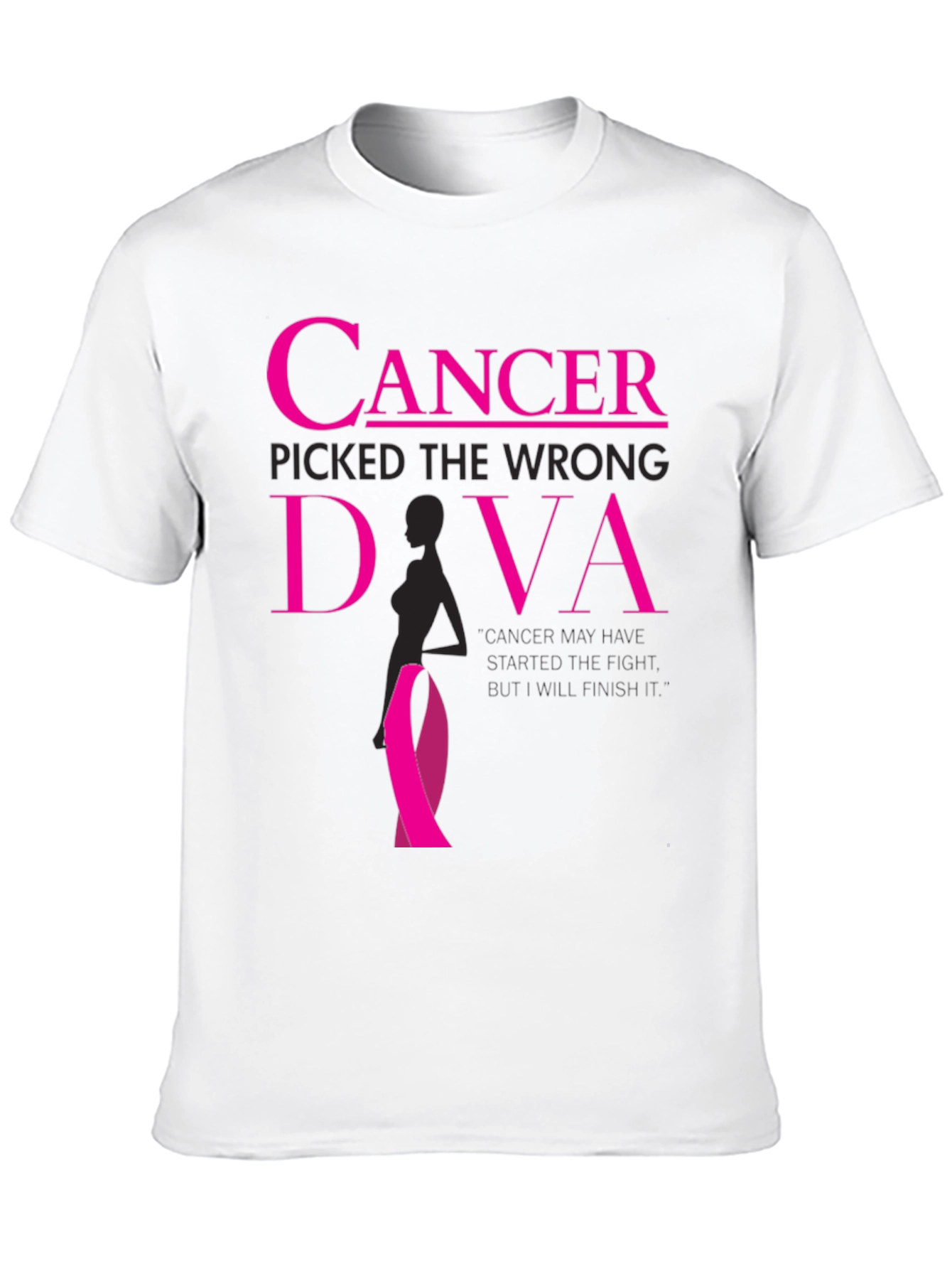 Cancer Picked the Wrong Diva T-Shirt