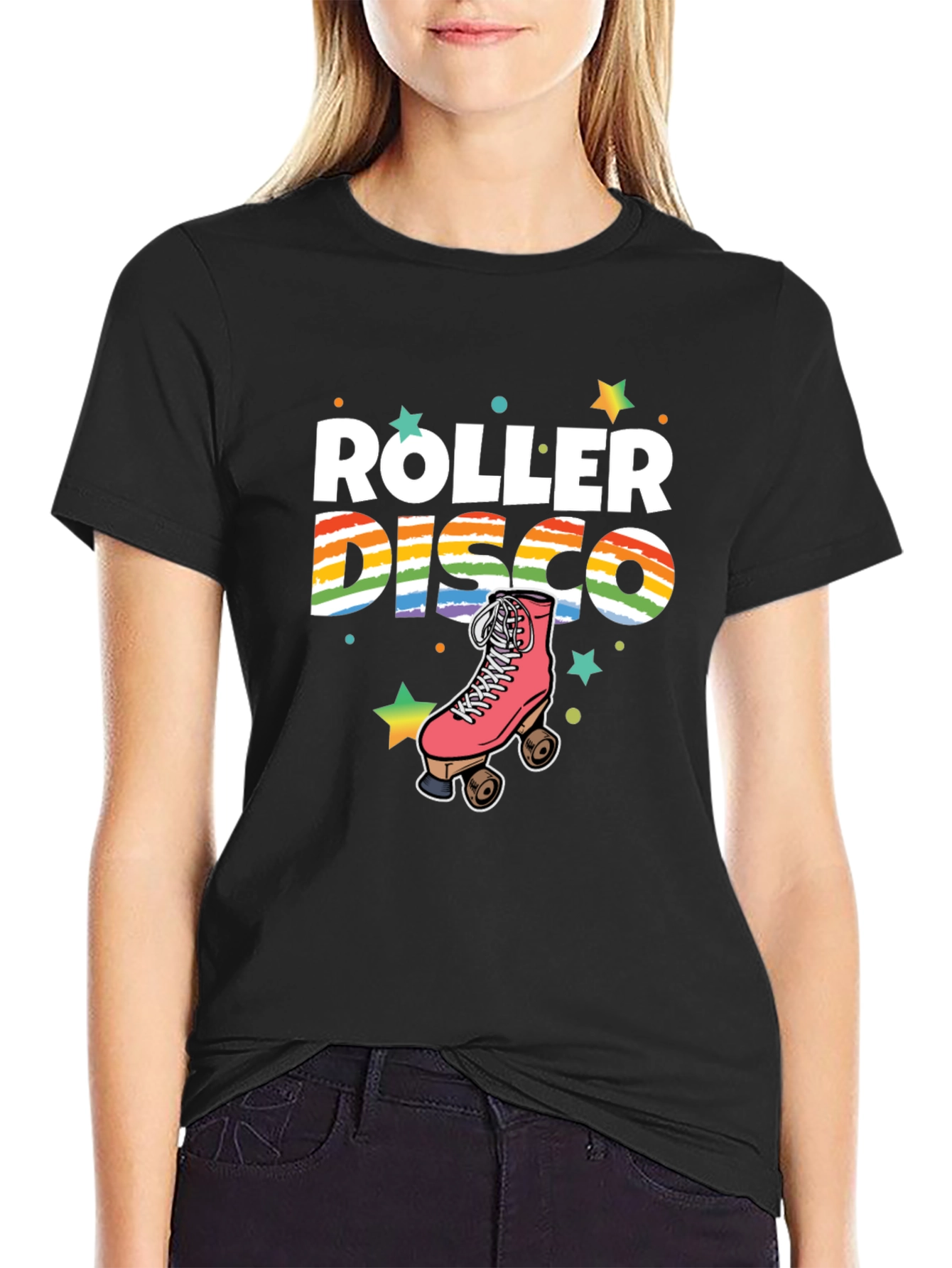 Roller Disco Graphic Tee - Retro Skate T-Shirt