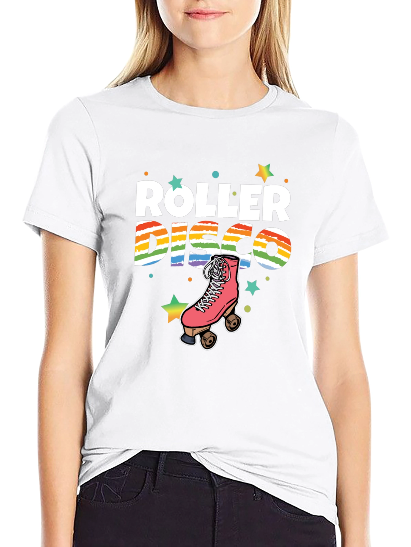 Roller Disco Graphic Tee - Retro Skate T-Shirt