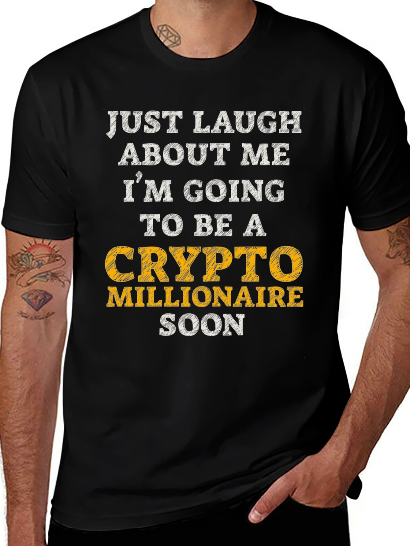 Crypto Millionaire Soon Graphic T-Shirt