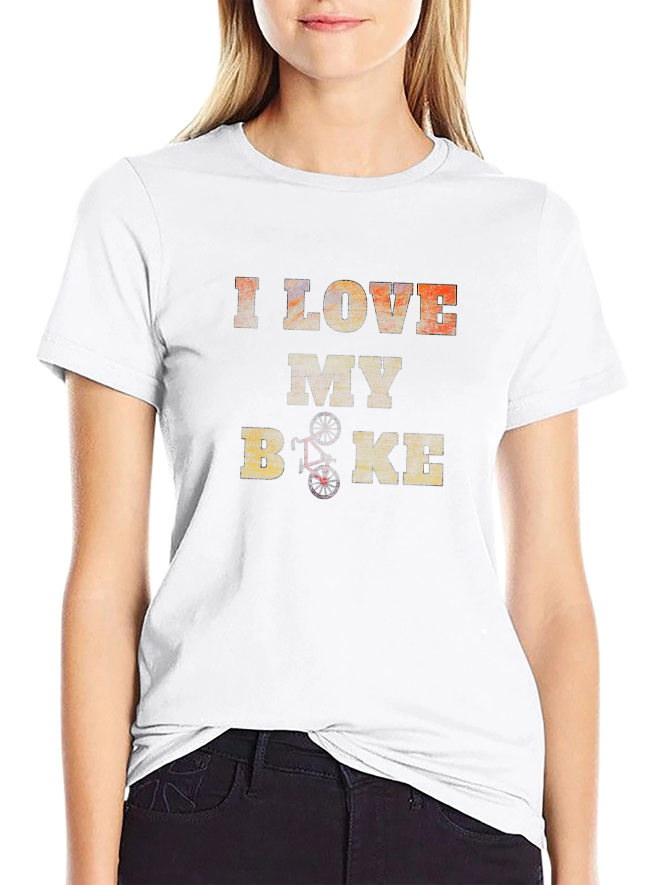 I Love My Bike Graphic Tee
