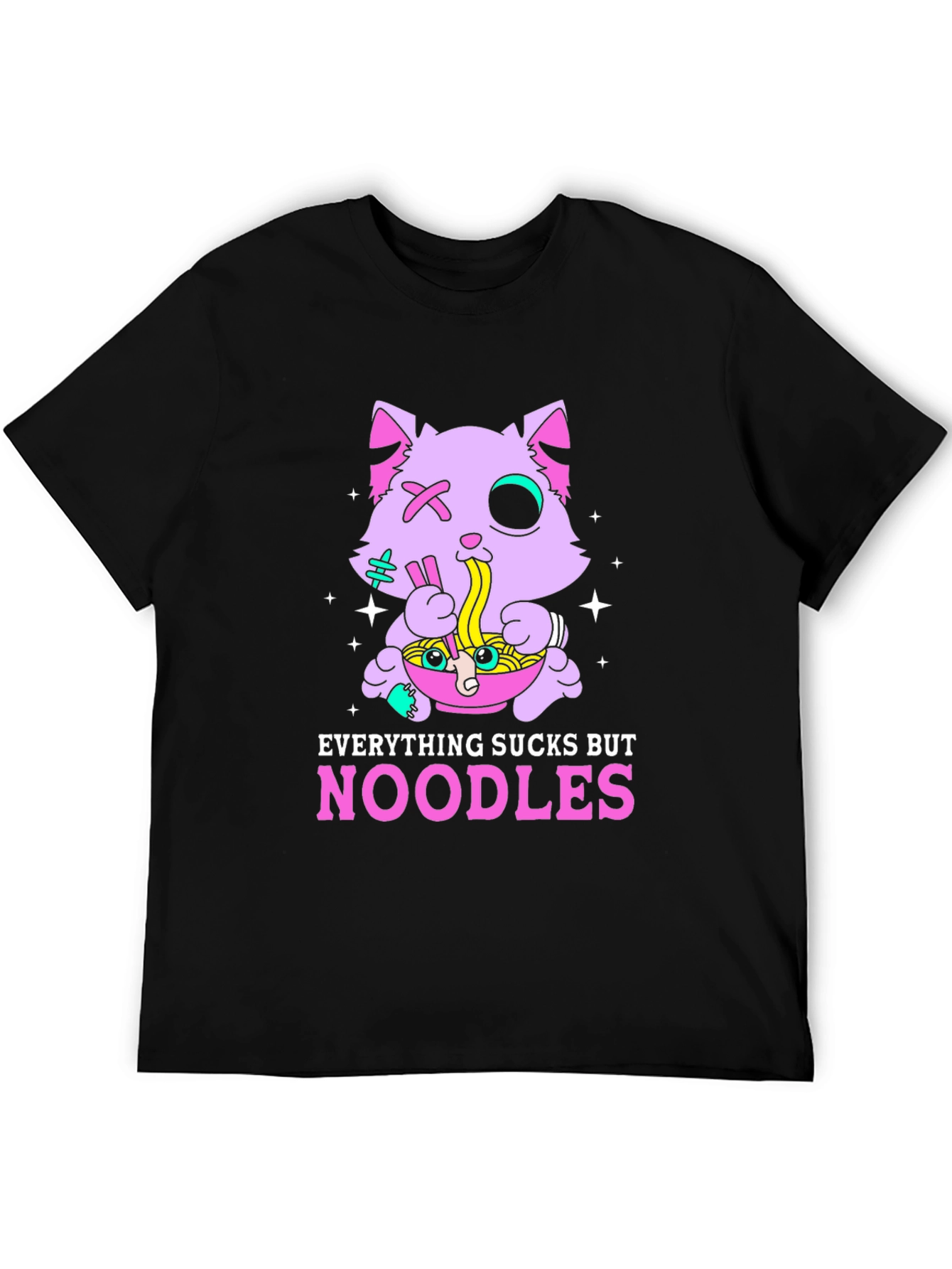 Noodles Cat Graphic T-Shirt